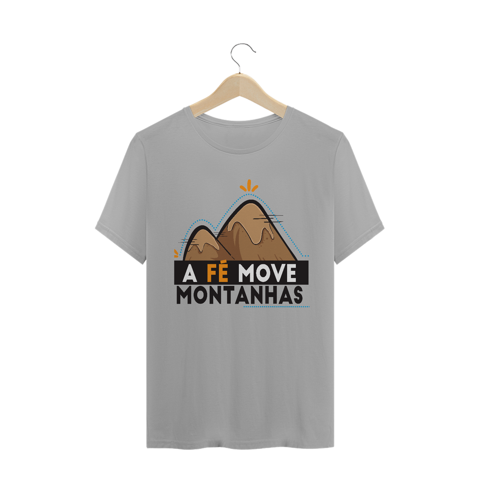 Nome do produto: Camisa Fé Move Montanhas