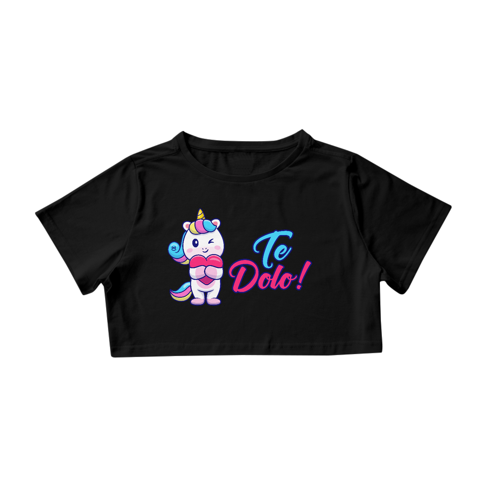 Nome do produto: Camisa Cropped Te Dollo!