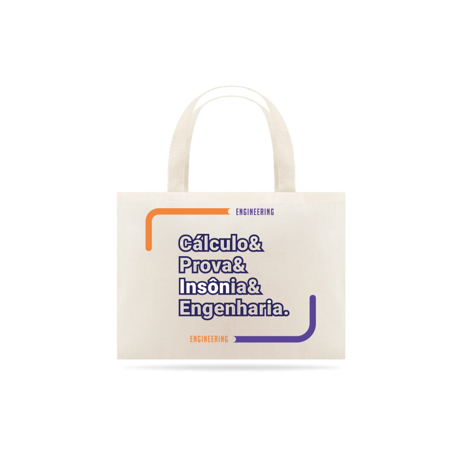 Nome do produto: Ecobag - Cálculo, Prova, Insônia e Engenharia