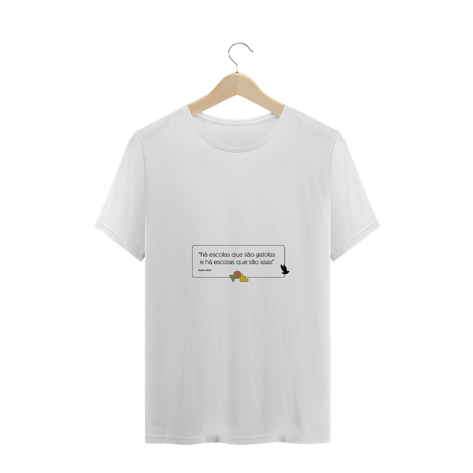 Nome do produto: Camiseta Rubem Alves Colorida