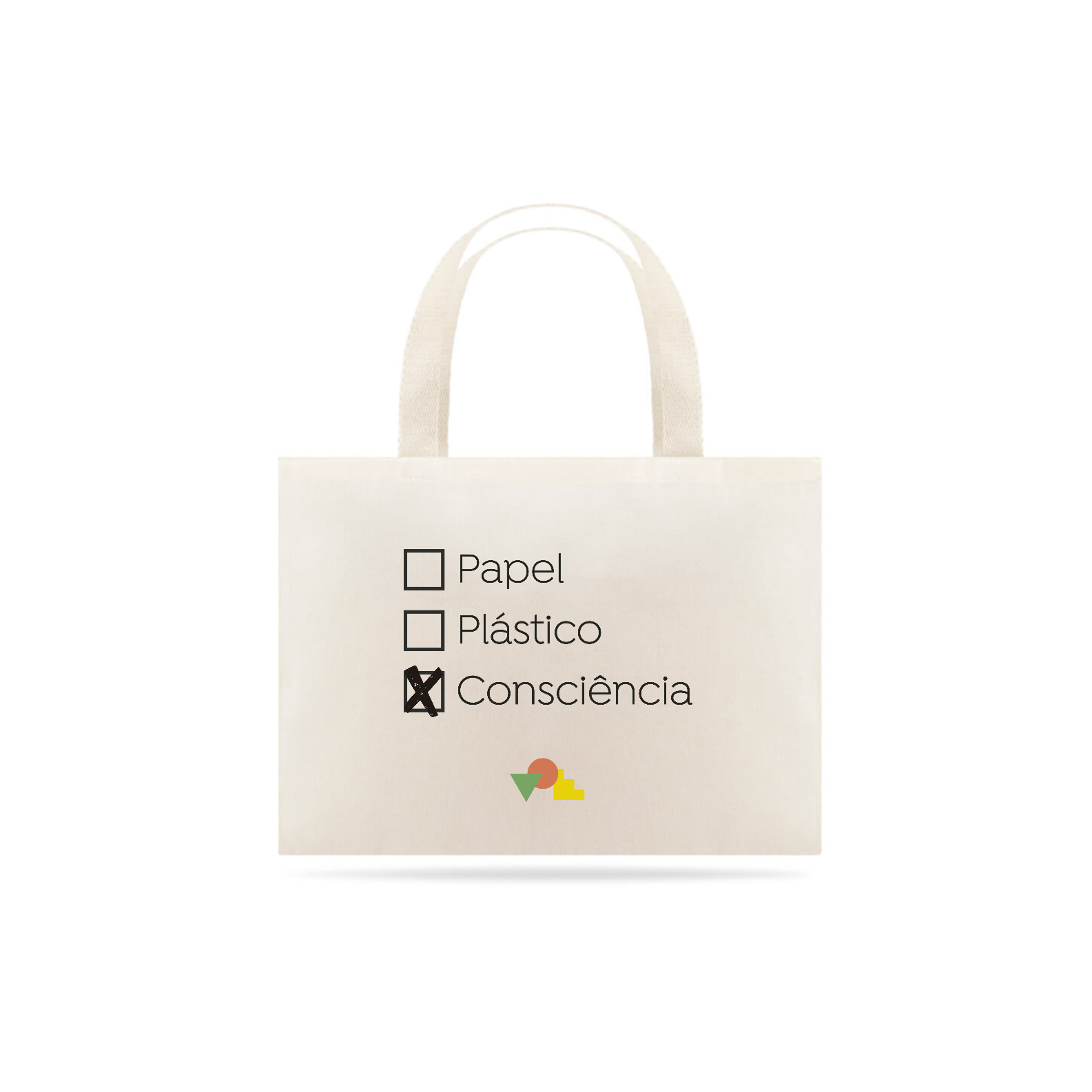 Nome do produto: Ecobag Papel Plástico Consciência