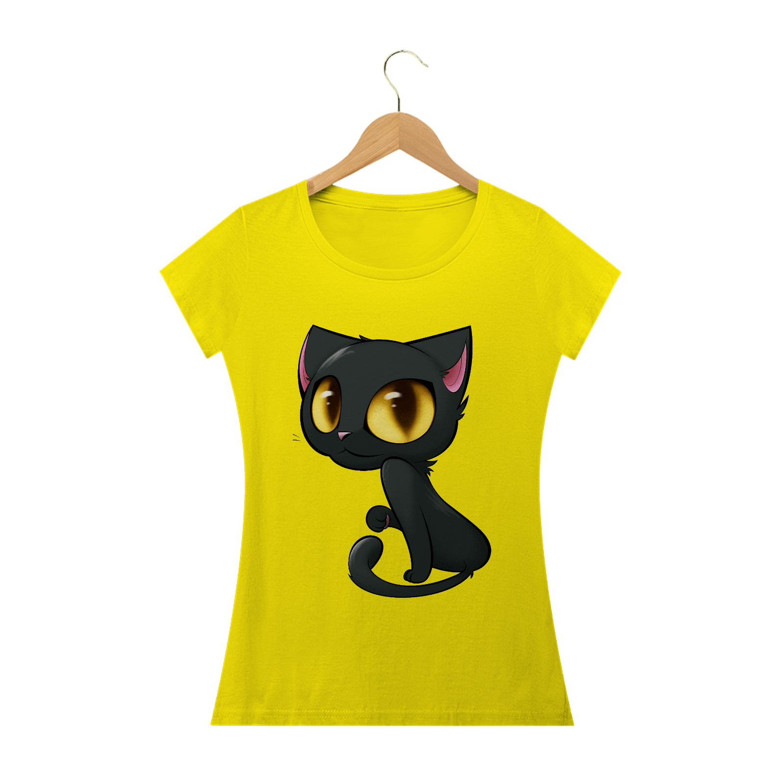 Nome do produto: Baby Long Gato Preto