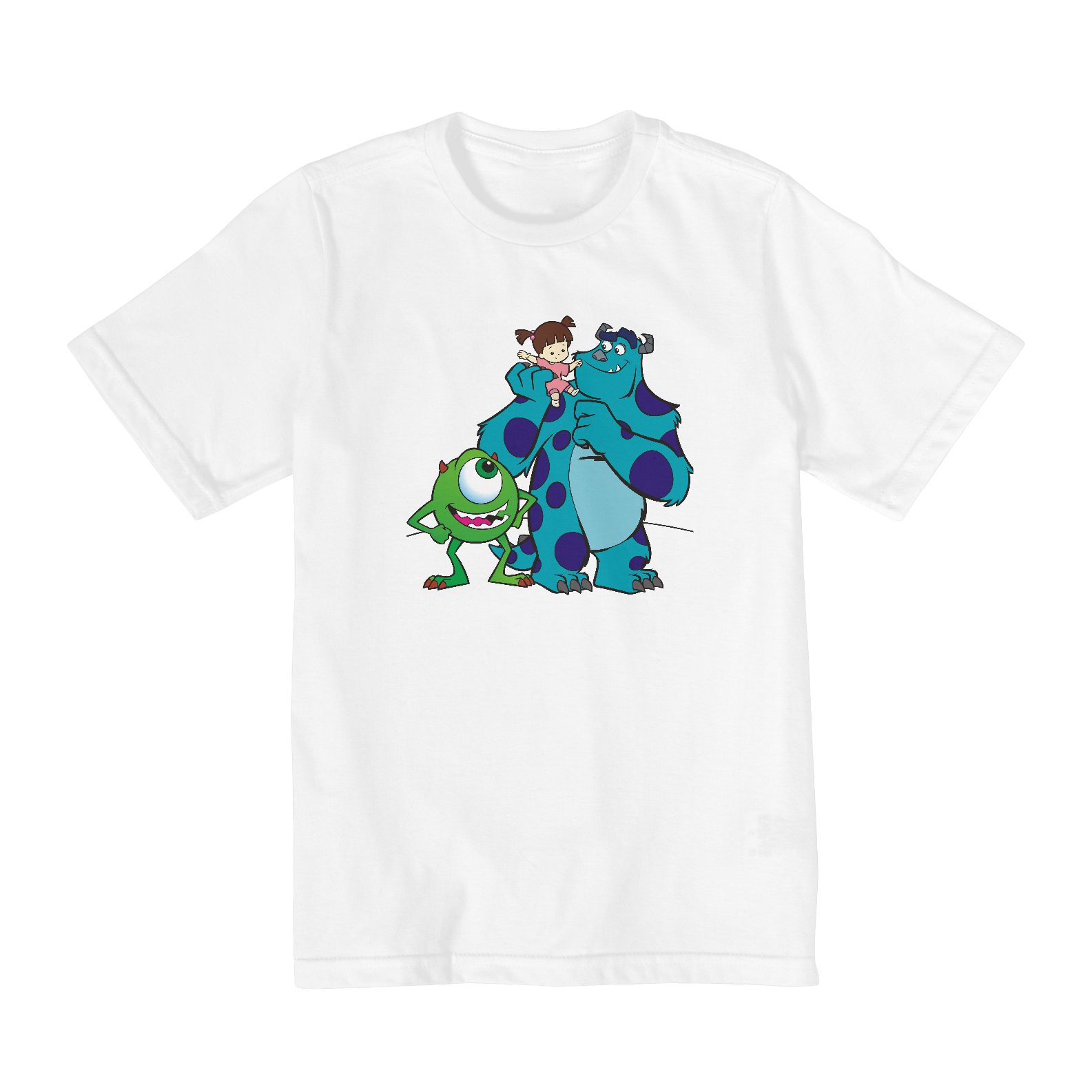 Nome do produto: Camiseta Infantil Monstros S.A.