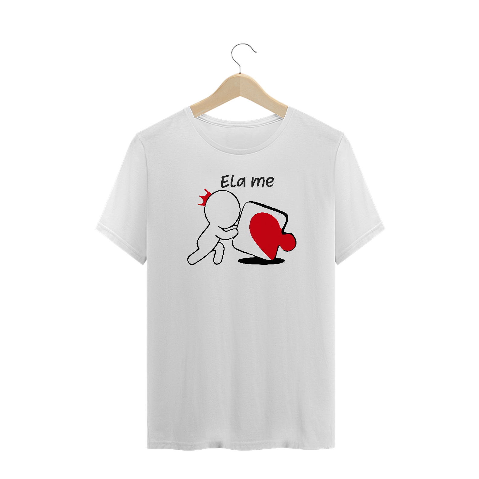 Nome do produto: T-Shirt Ela Me Completa