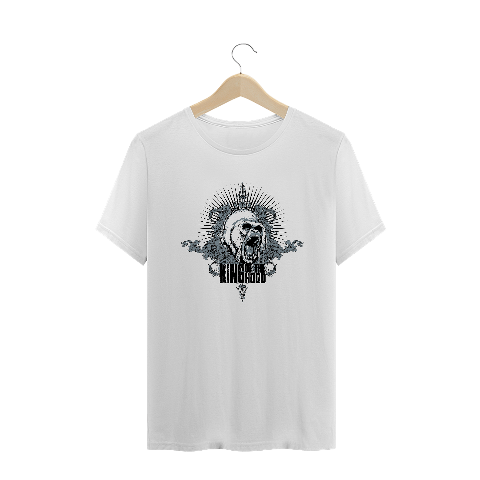 Nome do produto: CAMISETA KING OF THE HOOD T-SHIRT