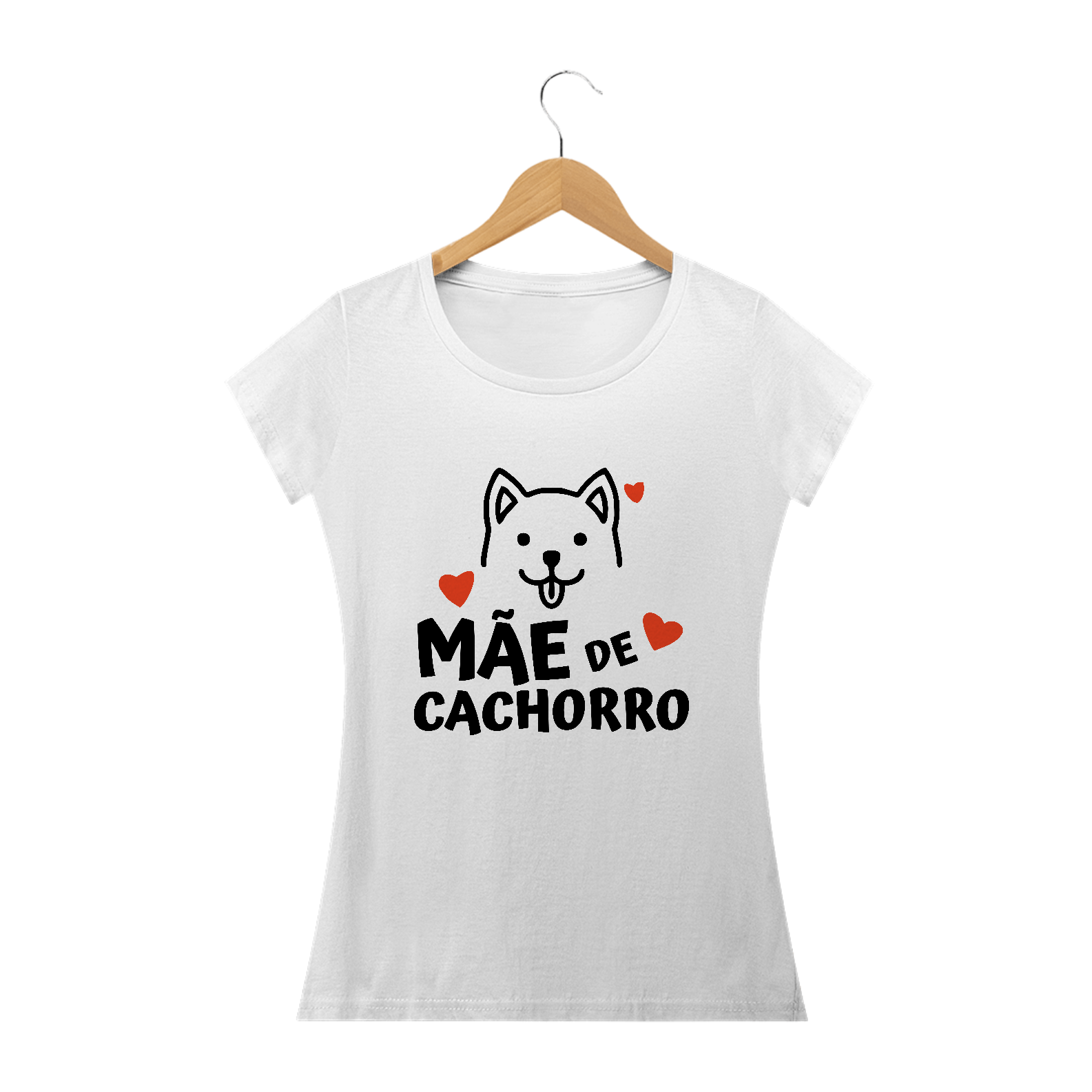 Nome do produto: CAMISETA MÃE DE CACHORRO