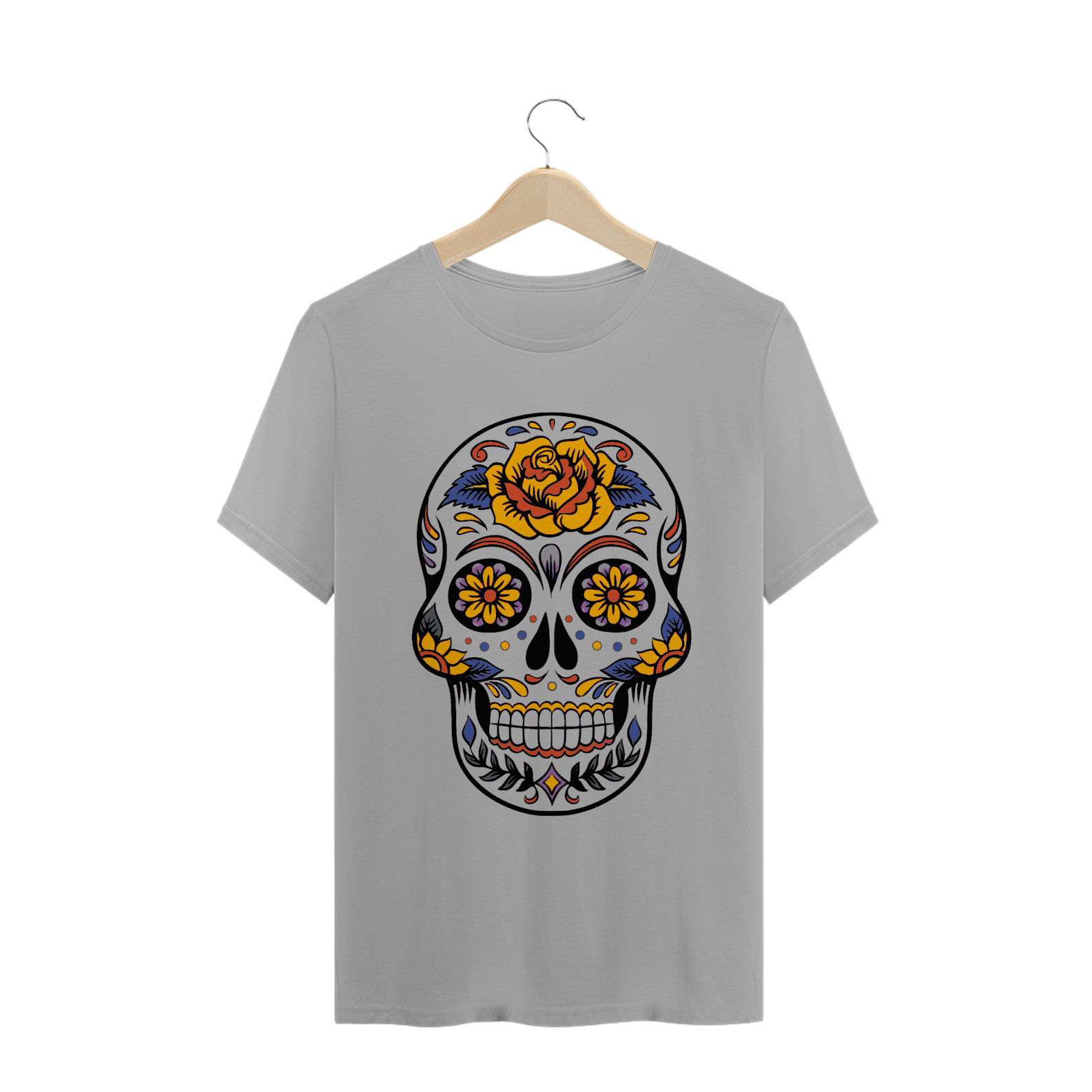 Nome do produto: CAMISETA CAVEIRA MEXICANA T-SHIRT