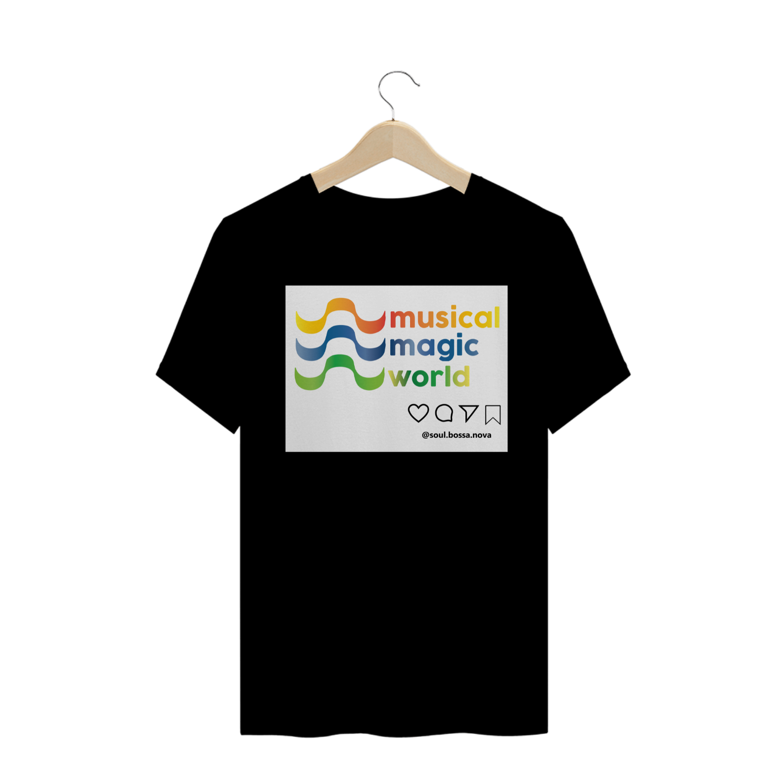 Nome do produto: Camiseta Musical Magic World - Colors