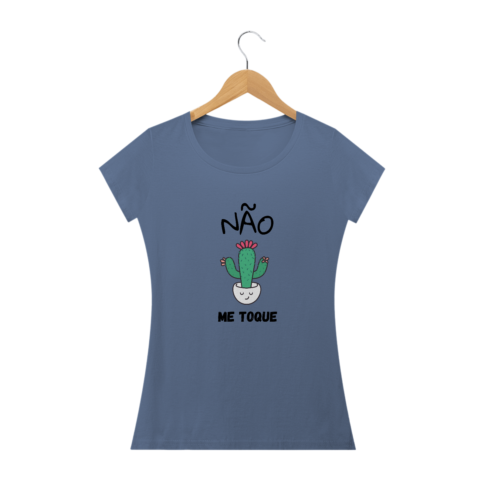 Nome do produto: Camiseta Feminina Não Me Toque