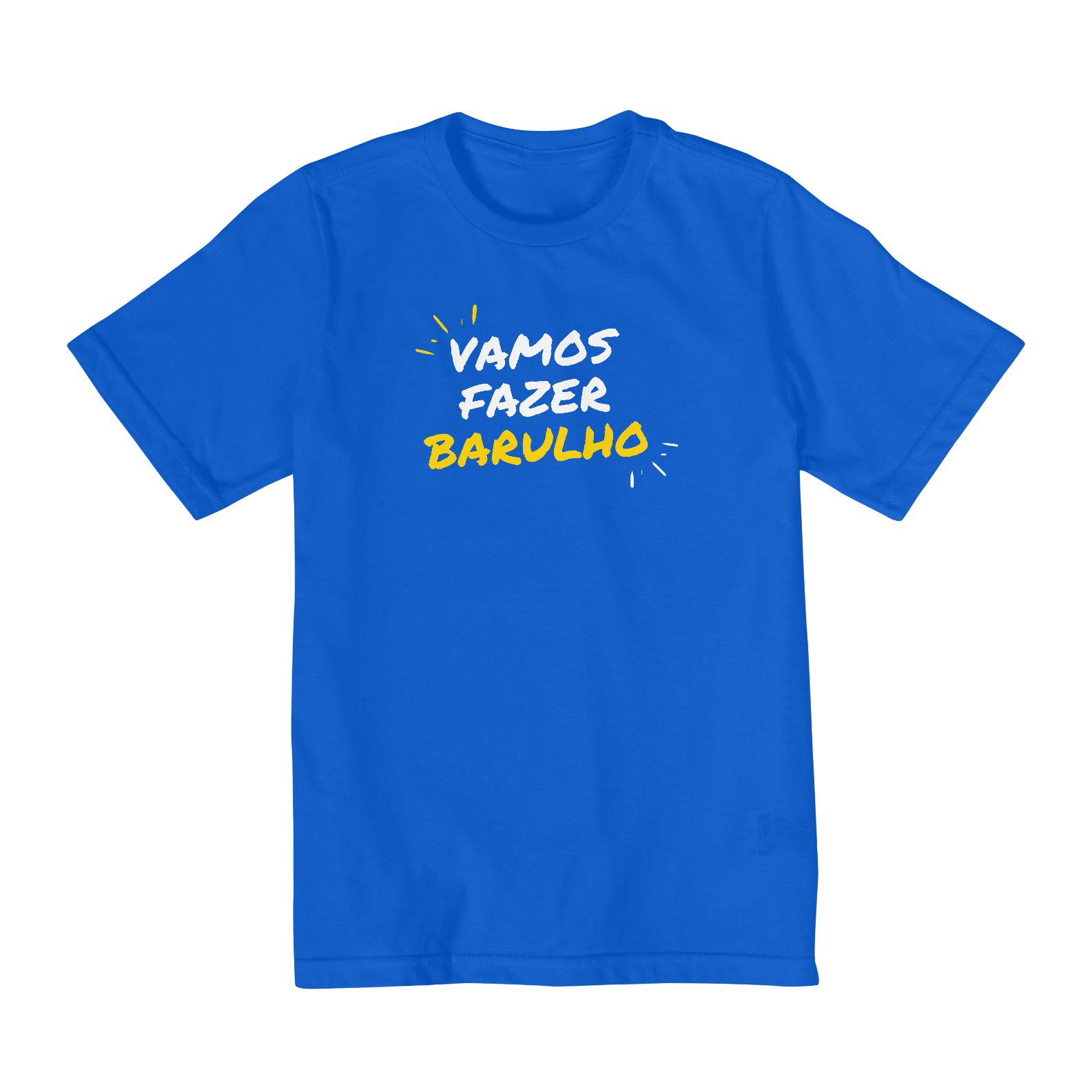 Nome do produto: Camiseta Infantil Vamos Fazer Barulho