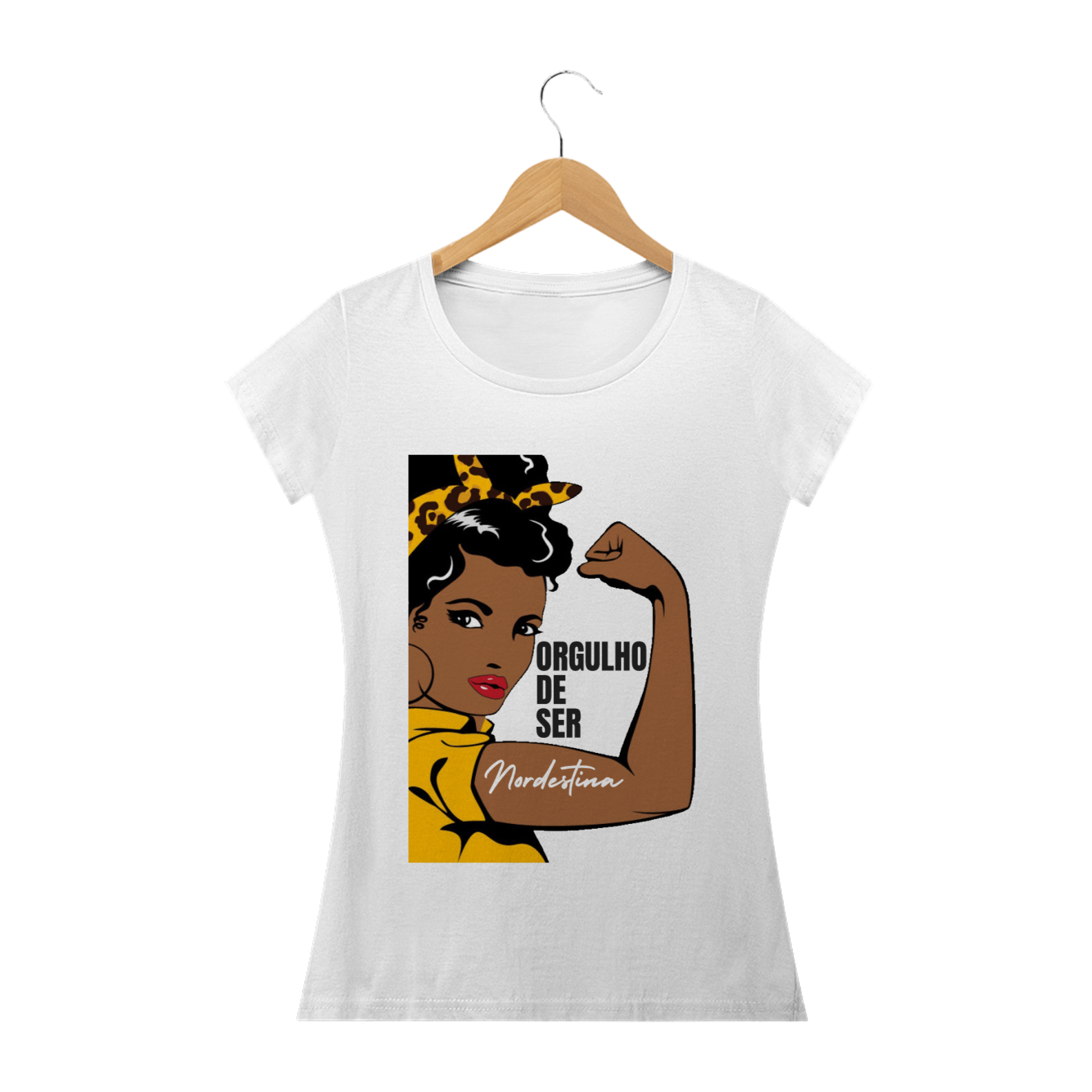 Nome do produto: Camiseta Feminina Orgulho de Ser Nordestina