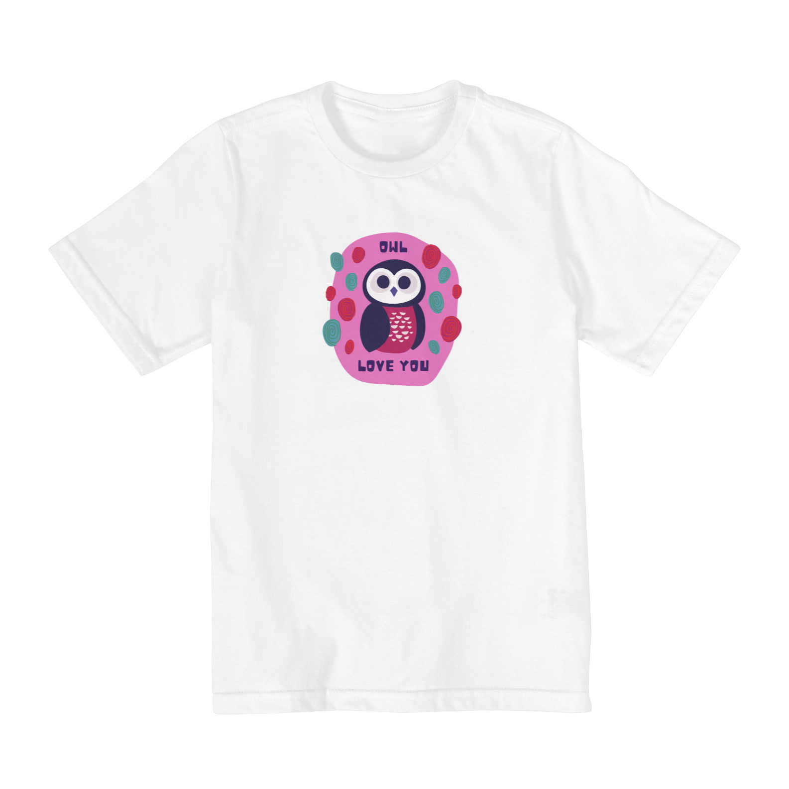 Nome do produto: Camiseta Infantil Coruja