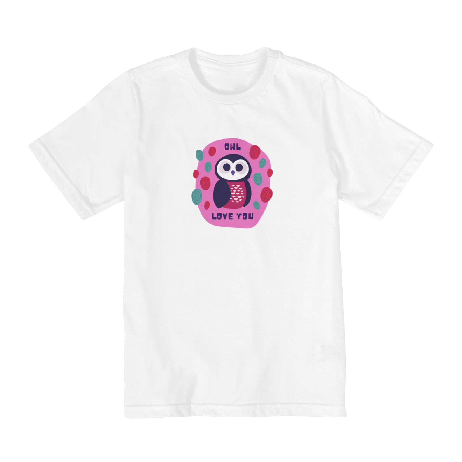 Nome do produto: Camiseta Infantil Coruja