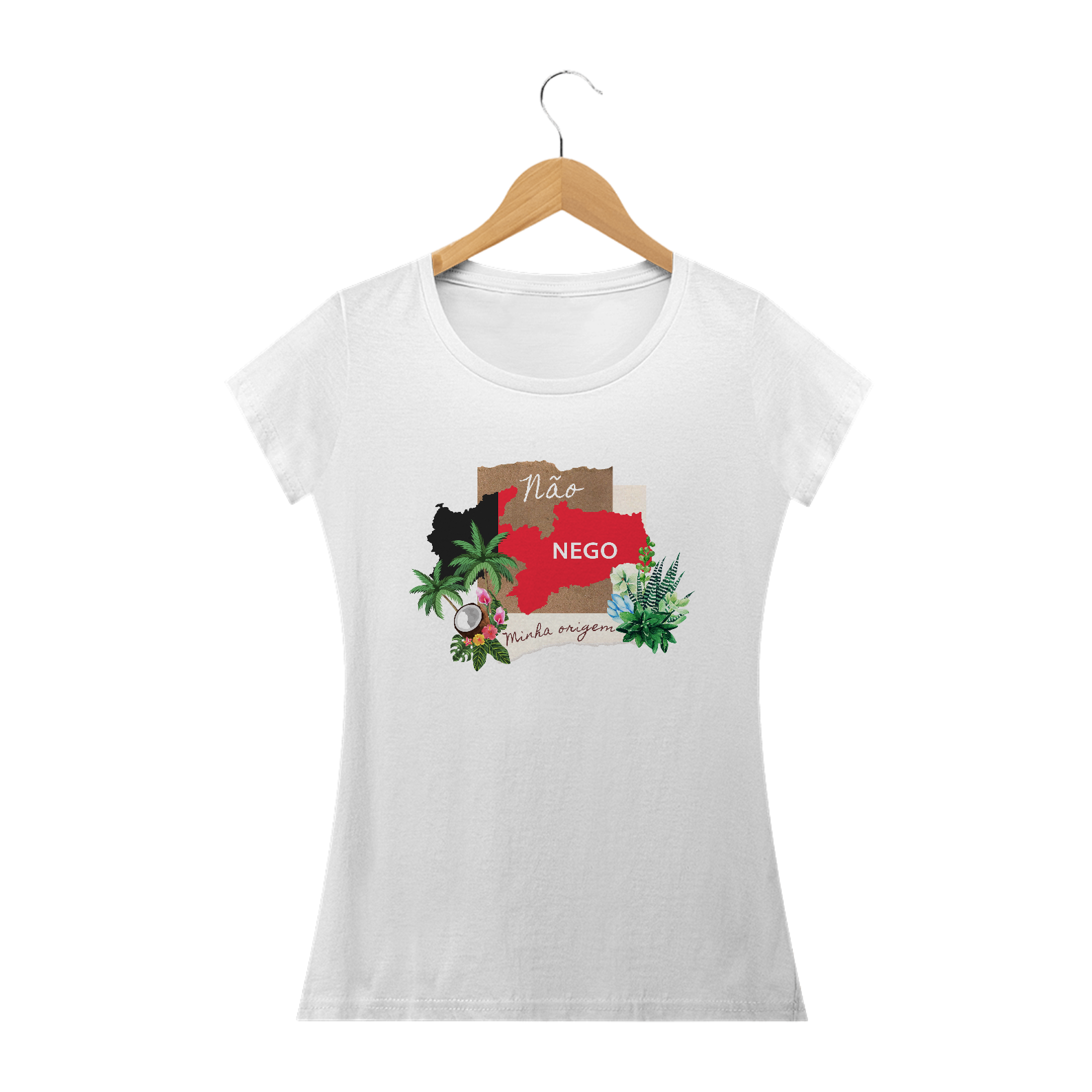Nome do produto: Camiseta Feminina Paraíba