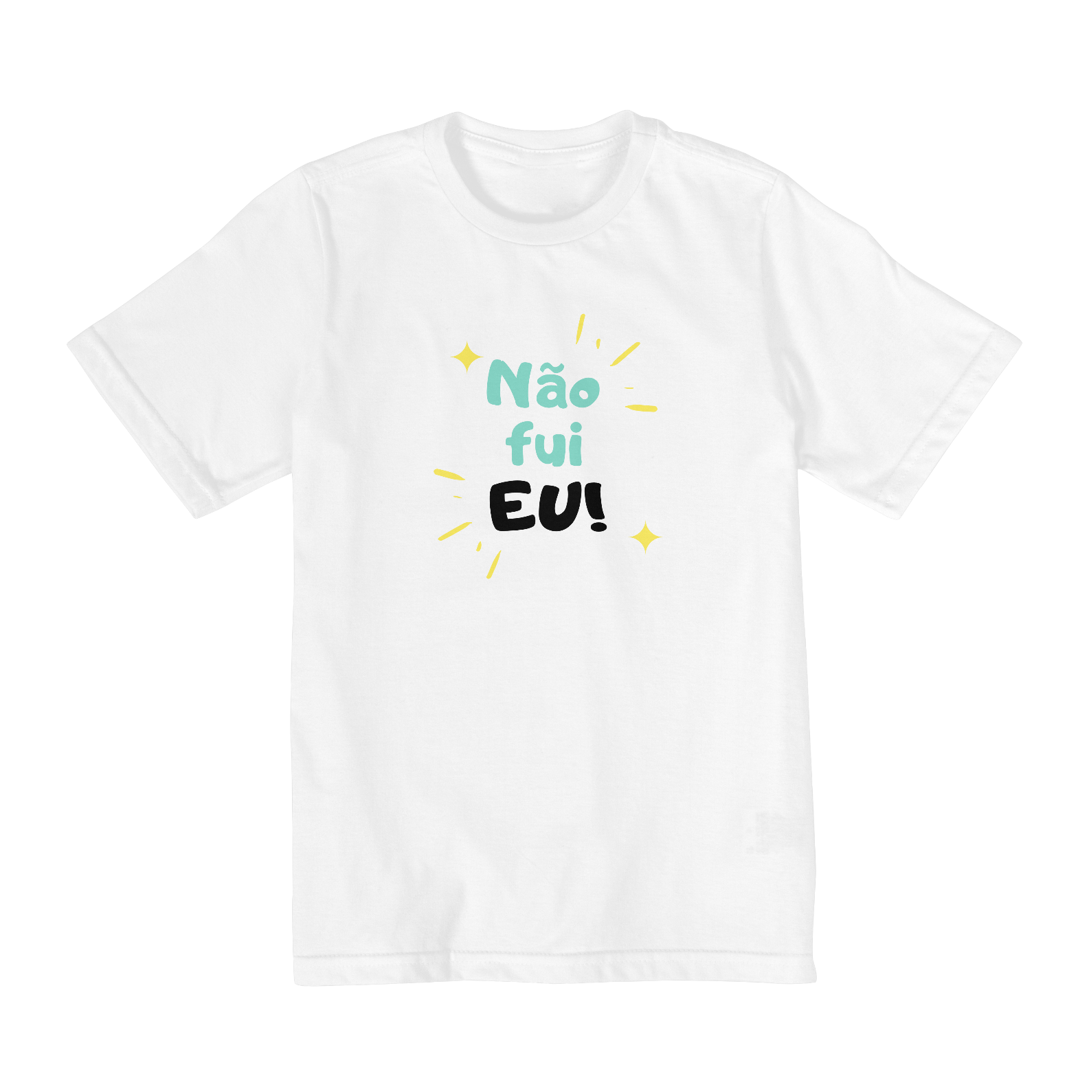 Nome do produto: Caniseta Infantil Não Fui Eu