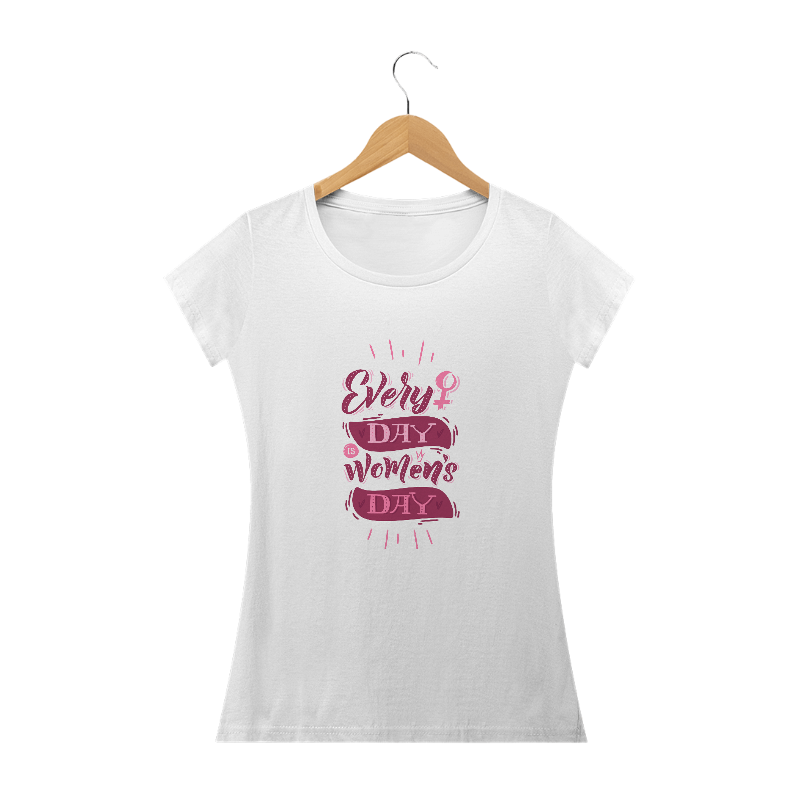 Nome do produto: Camiseta Feminina Women\'s Day 