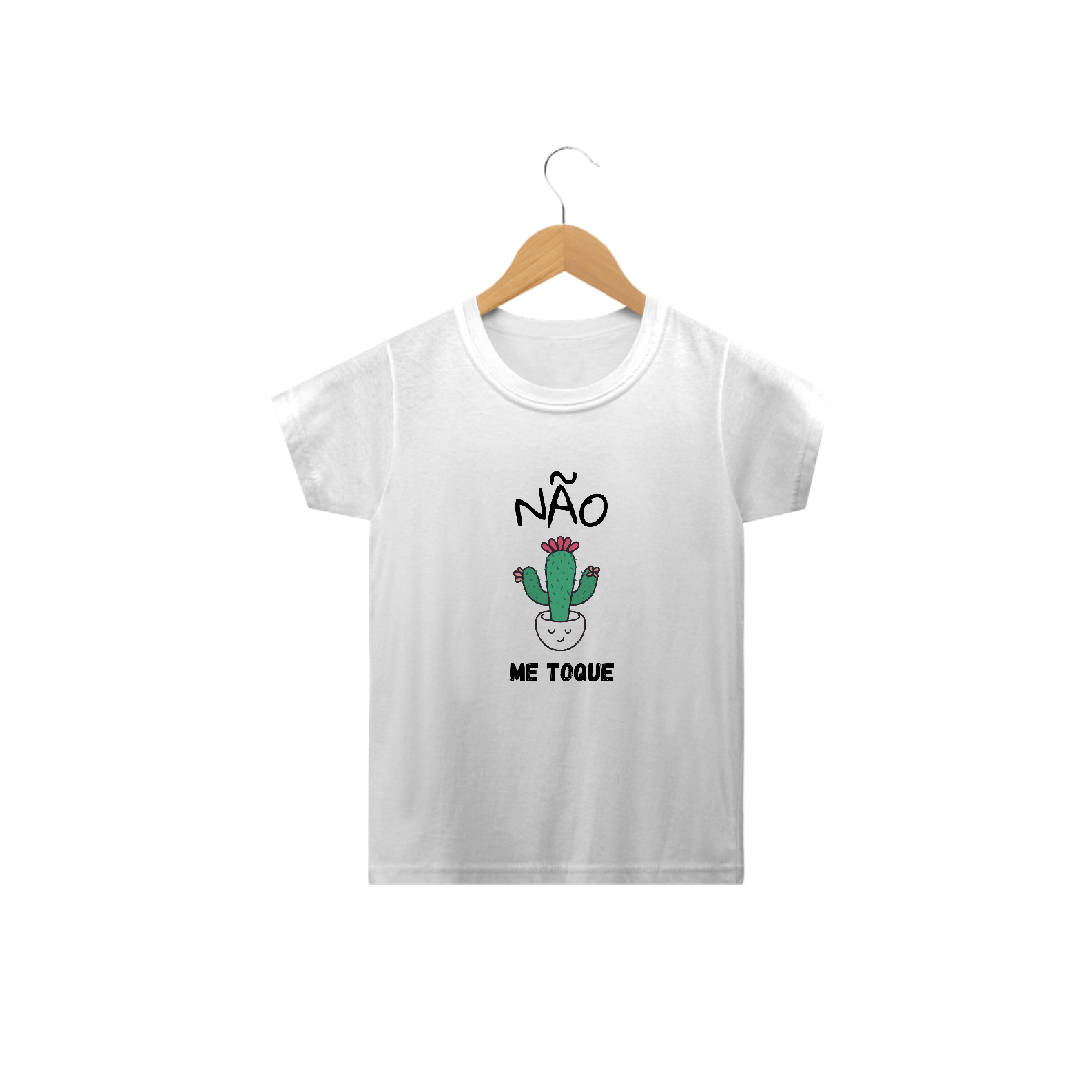 Nome do produto: Camiseta Infantil Não Me Toque