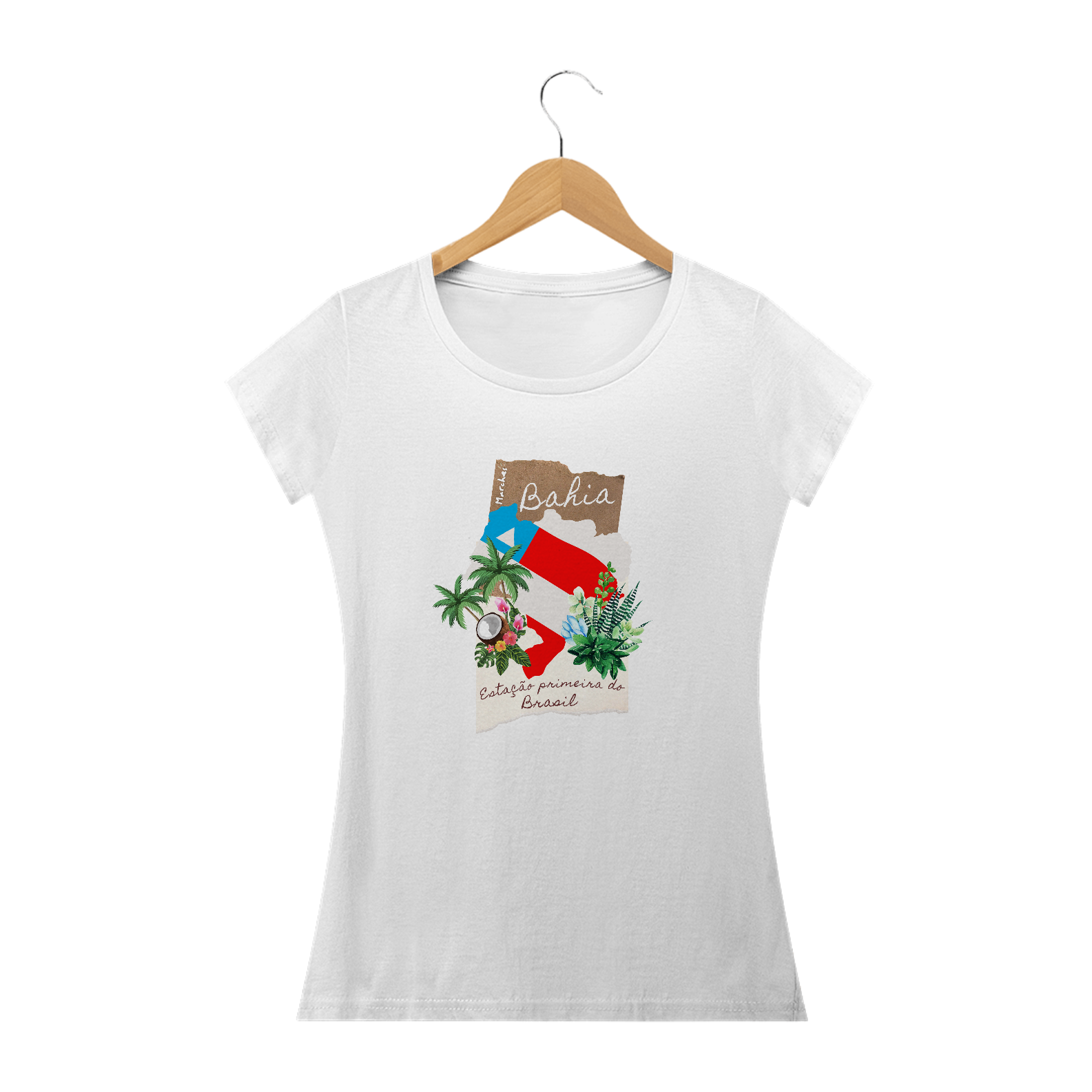 Nome do produto: Camiseta Feminina Bahia
