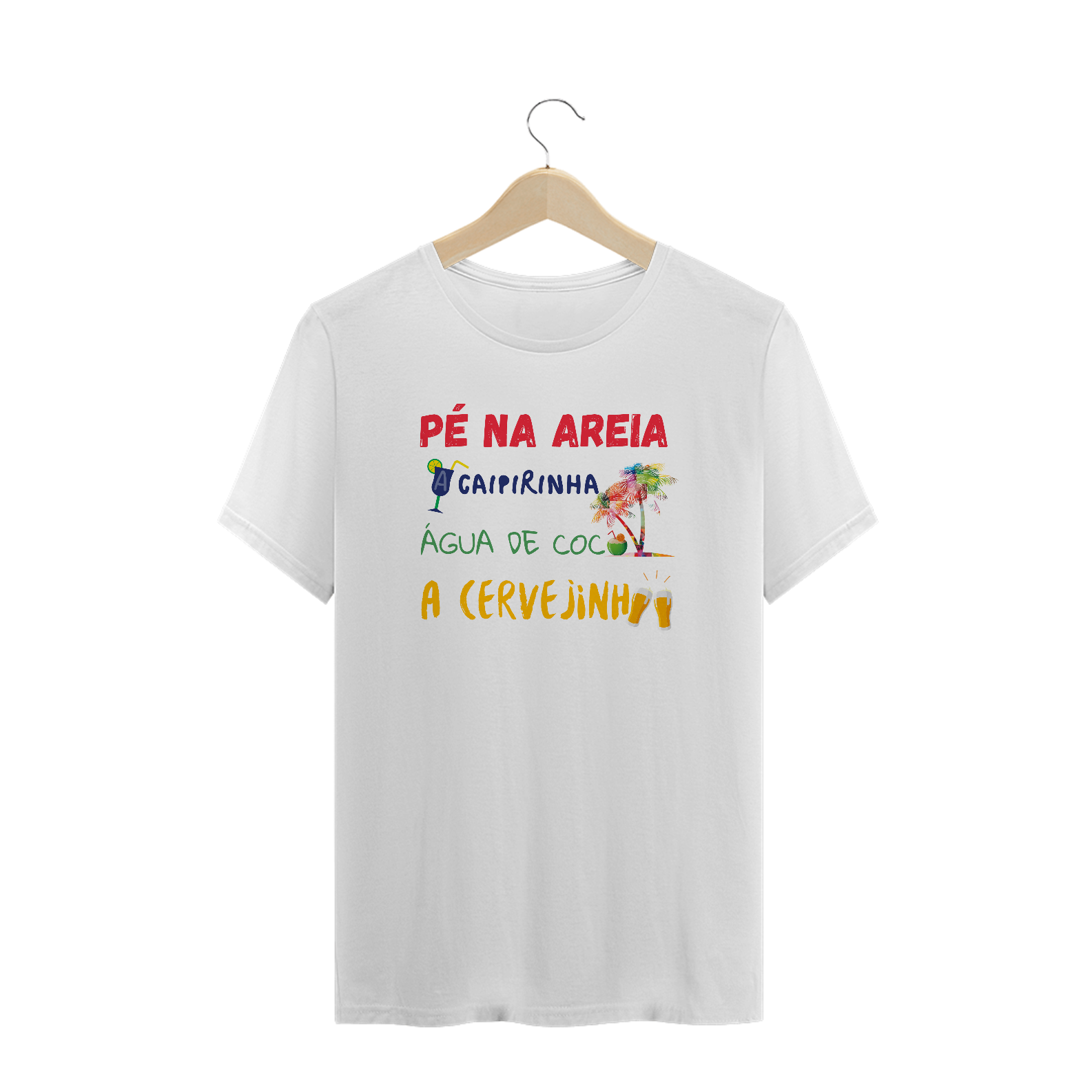 Nome do produto: Camiseta Pé na areia...