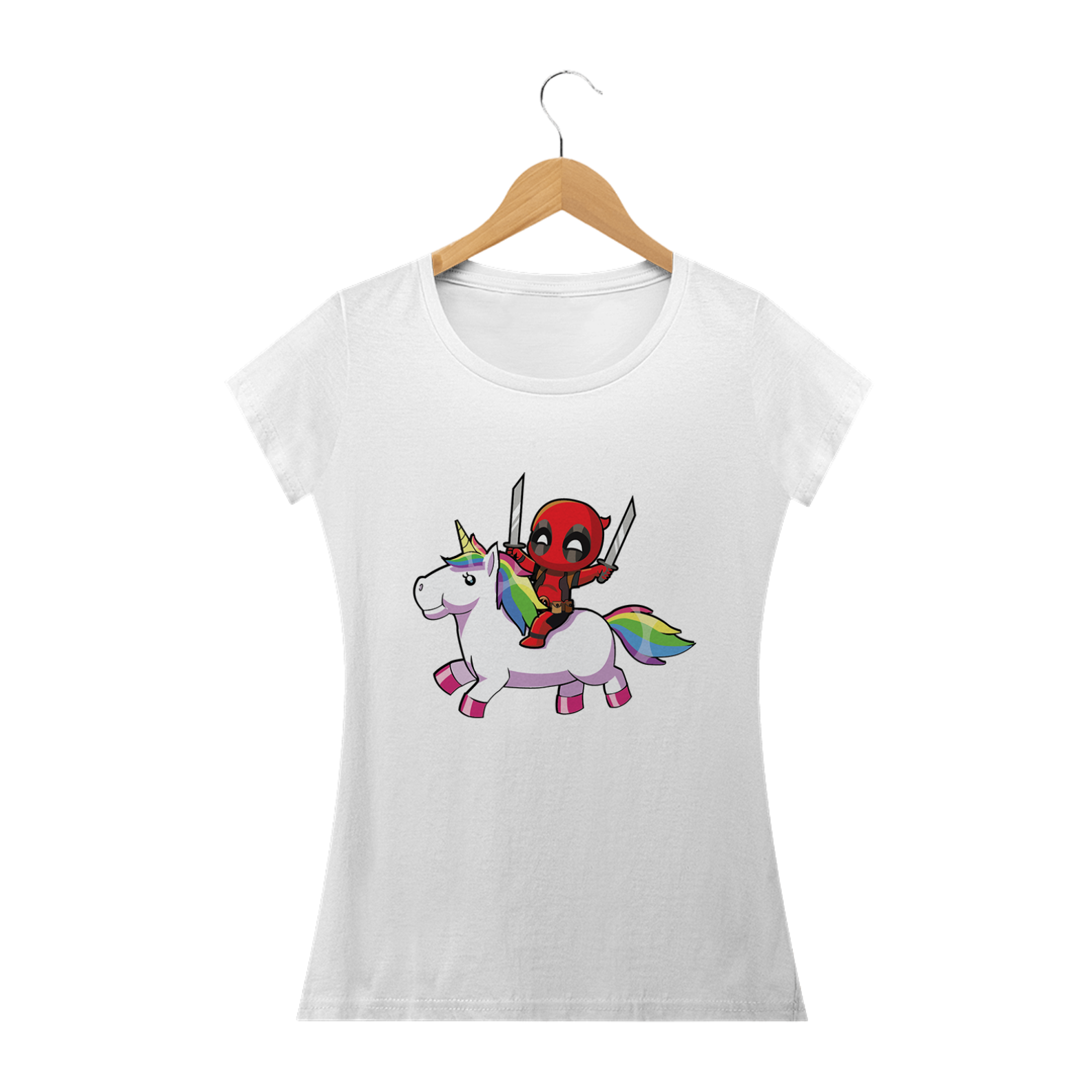 Nome do produto: Camiseta Deadpool no Unicórnio