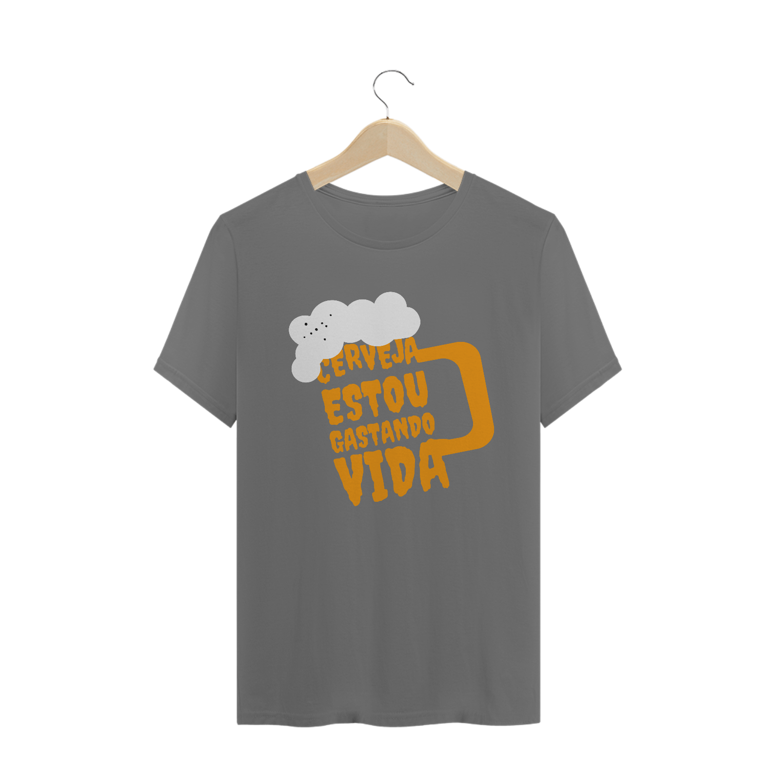 Nome do produto: Camiseta: Cerveja, estou gastando vida.