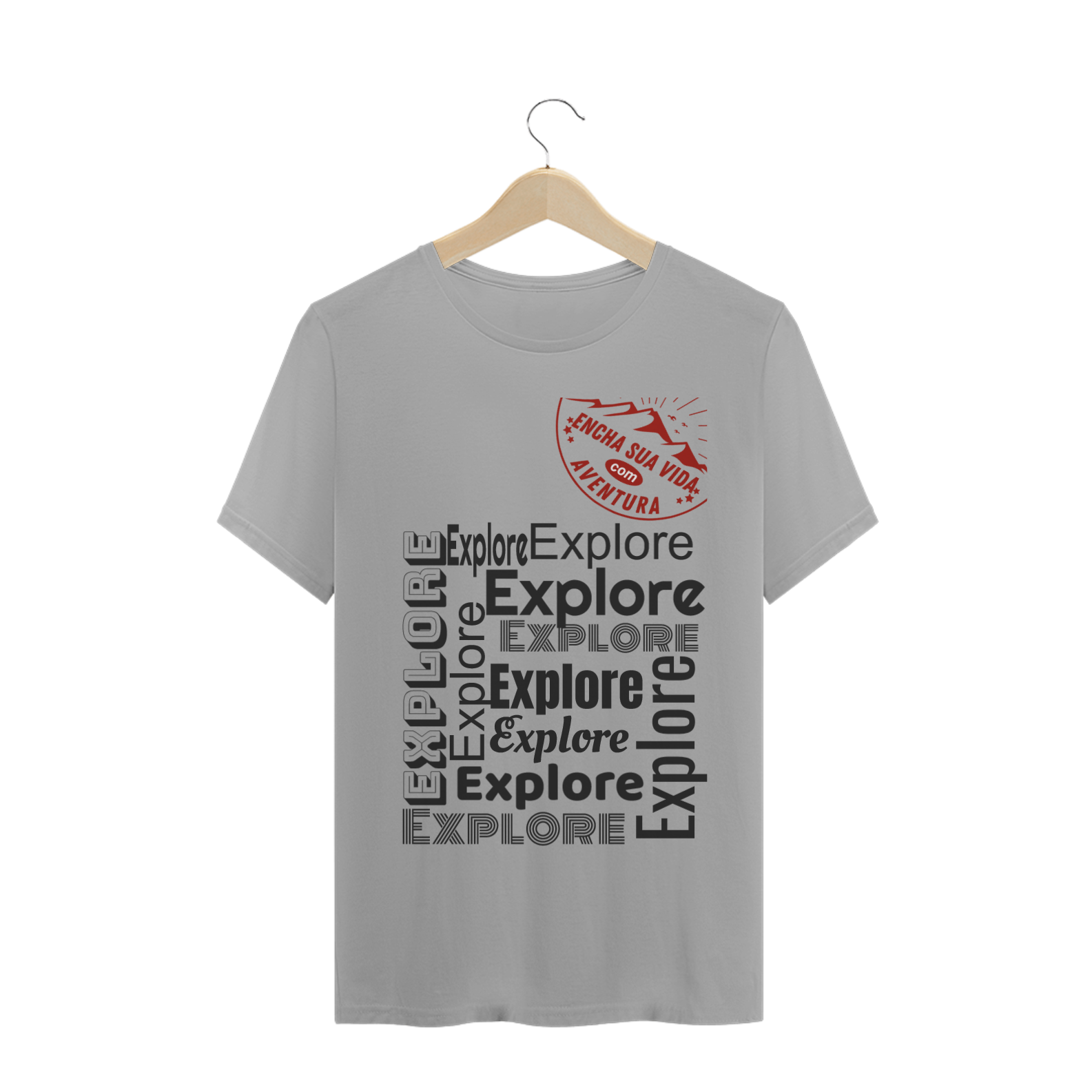 Nome do produto: Camiseta Masculina Aventura