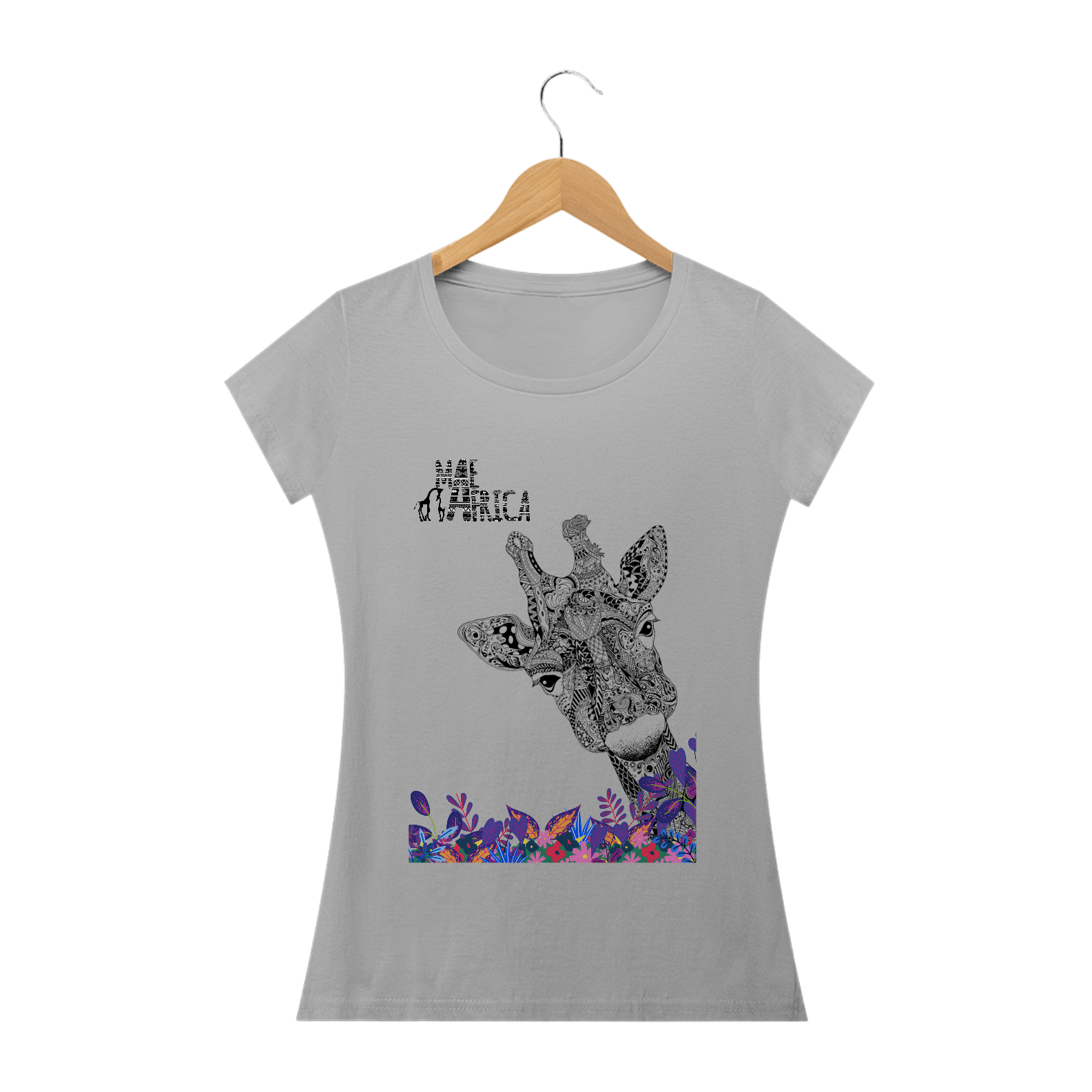 Nome do produto: Camiseta Feminina Mãe África