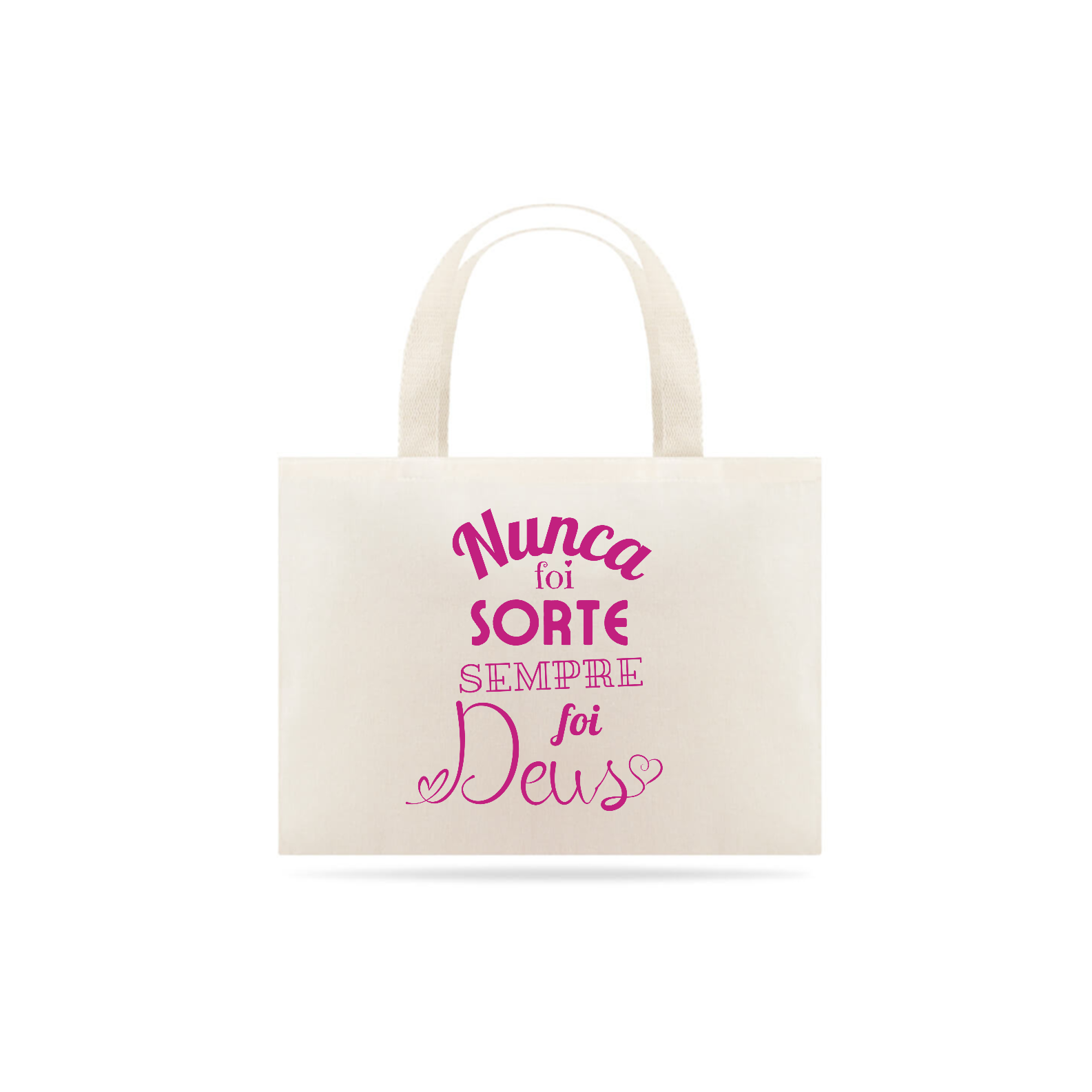 Nome do produto: Eco Bag Grande Sempre foi Deus