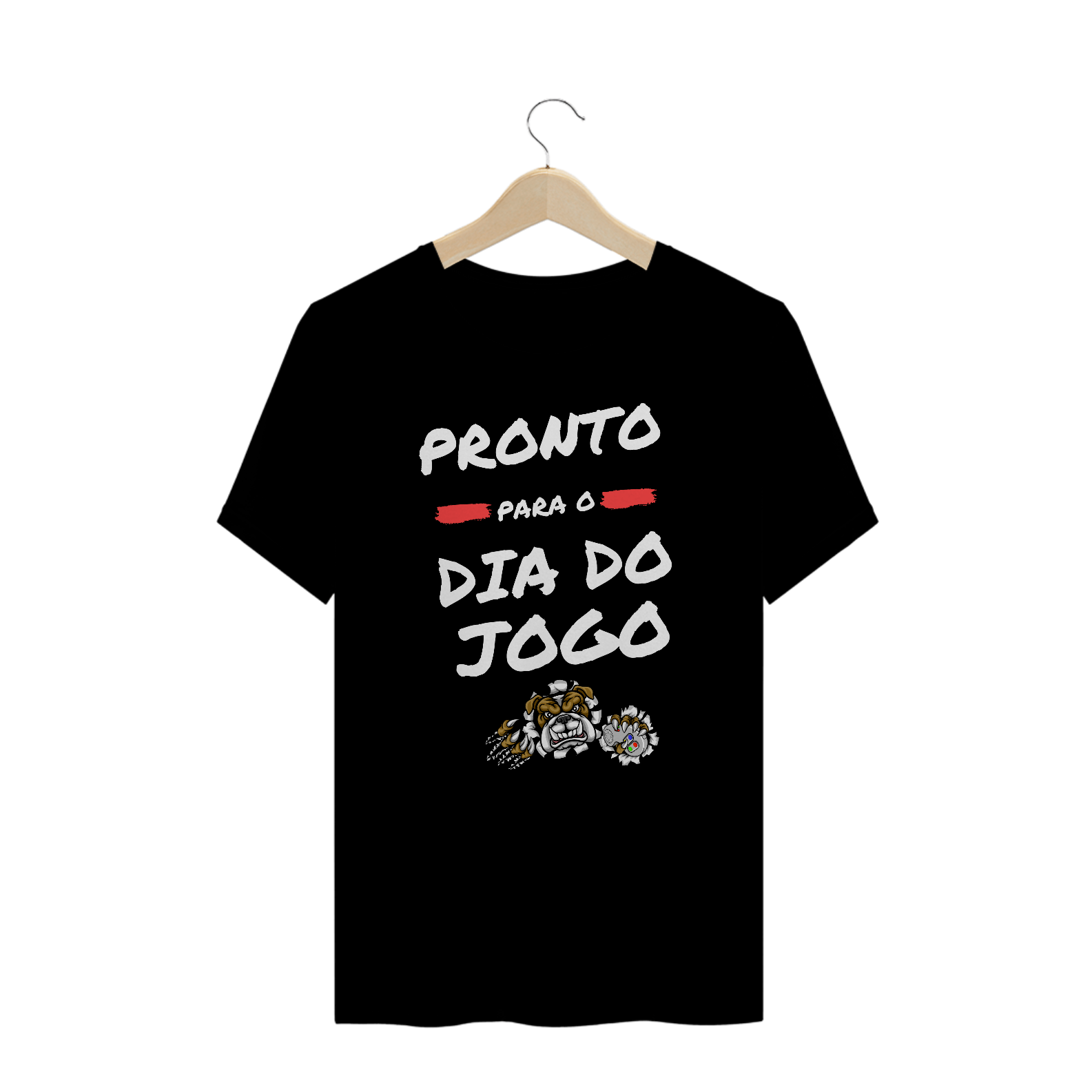 Nome do produto: Camiseta Masulina: Pronto Para o Dia do Jogo