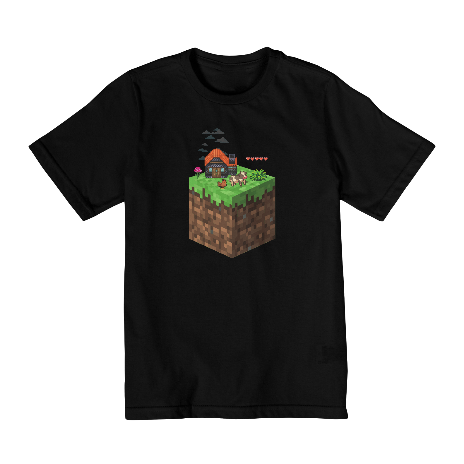 Nome do produto: Camiseta Infantil Fazenda Minicraft