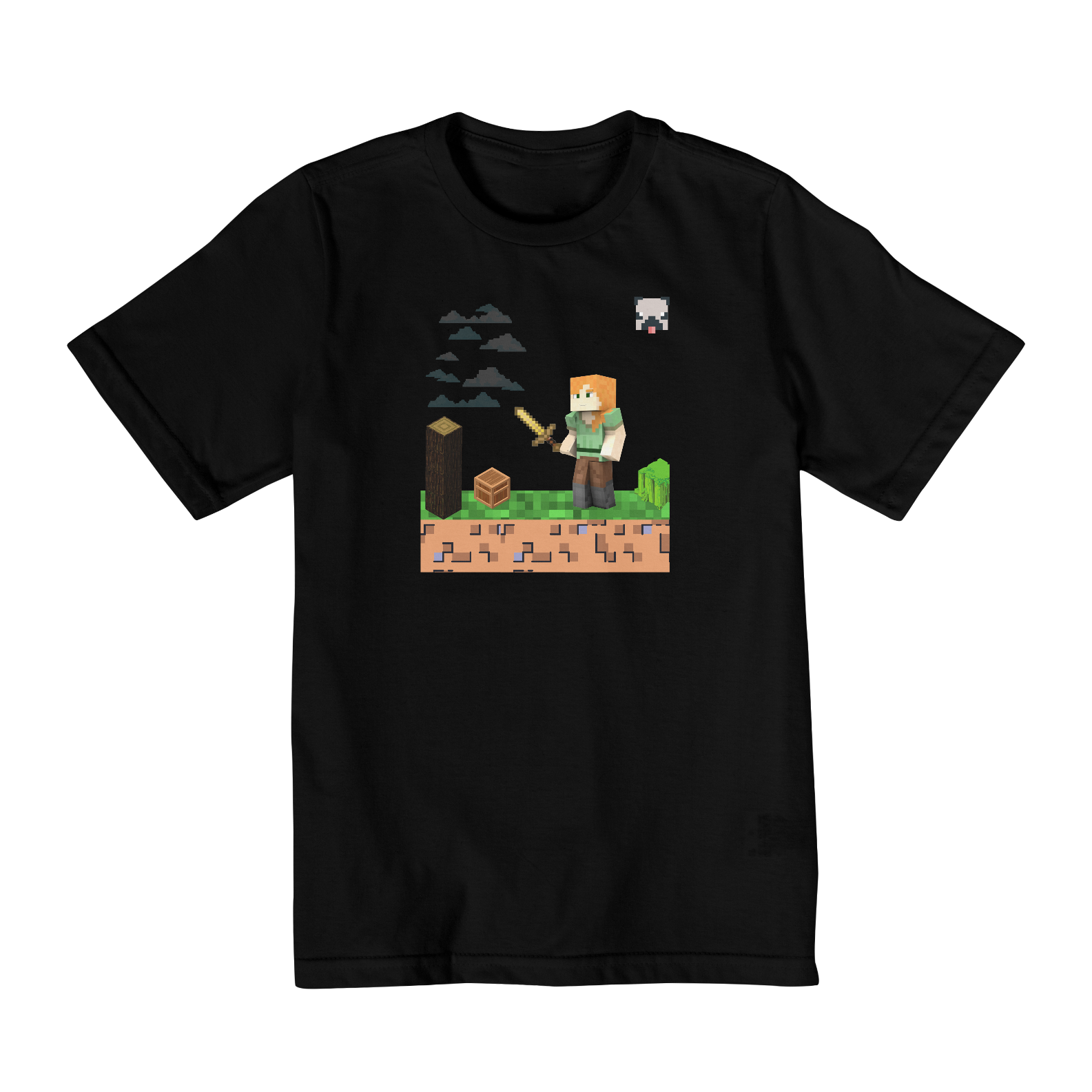 Nome do produto: Camiseta Infantil Minicraft