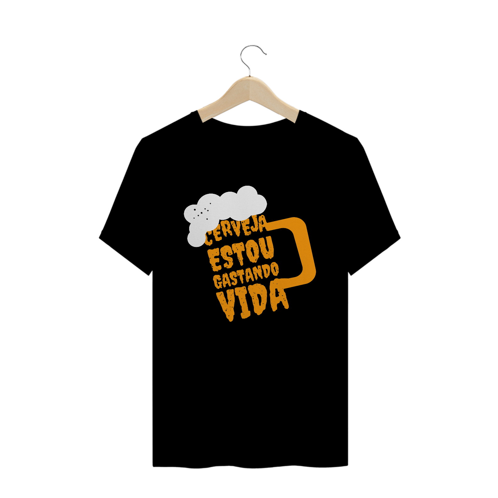 Nome do produto: Camiseta: Cerveja, estou gastando vida.