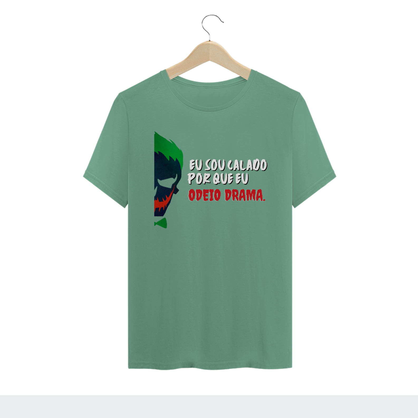 Nome do produto: Camiseta Frase Coringa