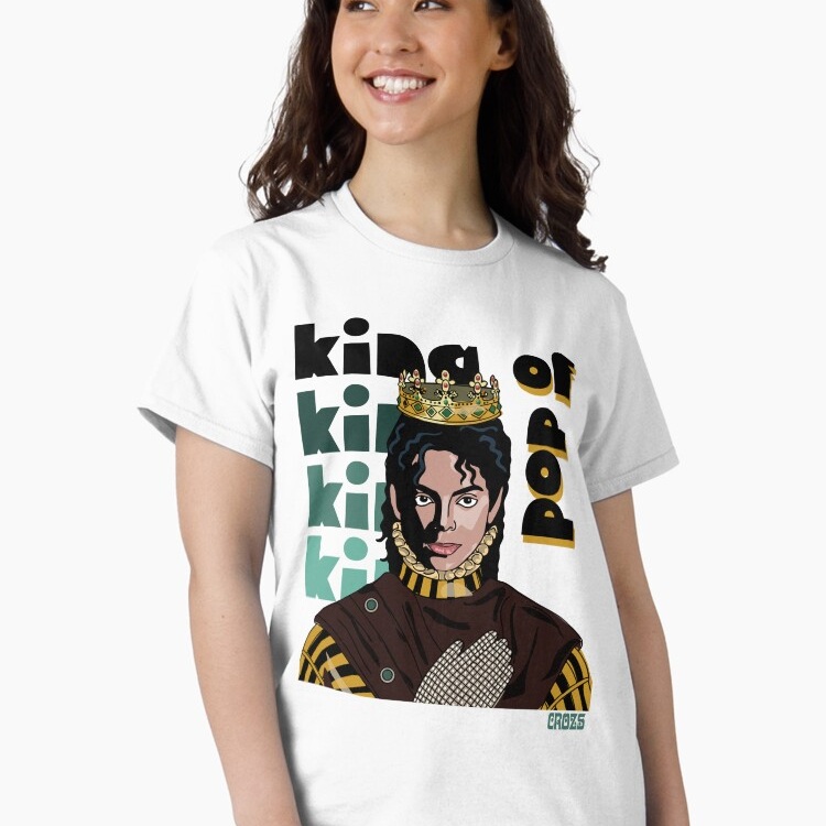 Camiseta Quality King Of Pop Michael Jackson