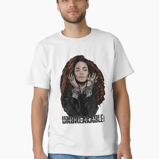 Camiseta quality Janet Jackson Unbreakable