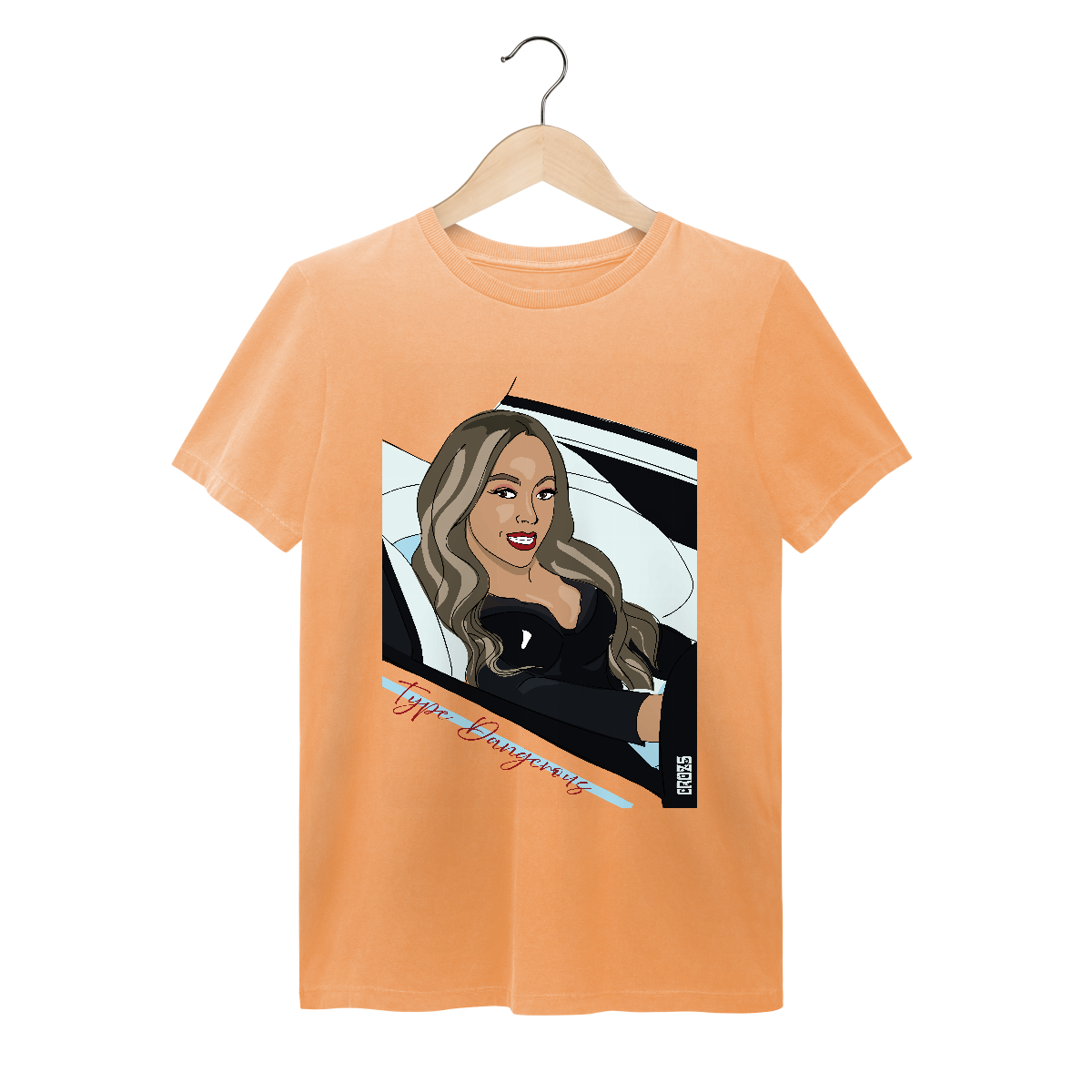 Camiseta Estonada Mariah Carey Type Dangerous