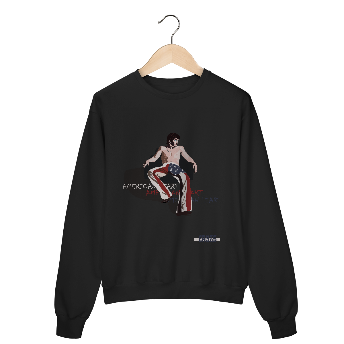 Moletom Premium Fechado American Heart Benson Boone