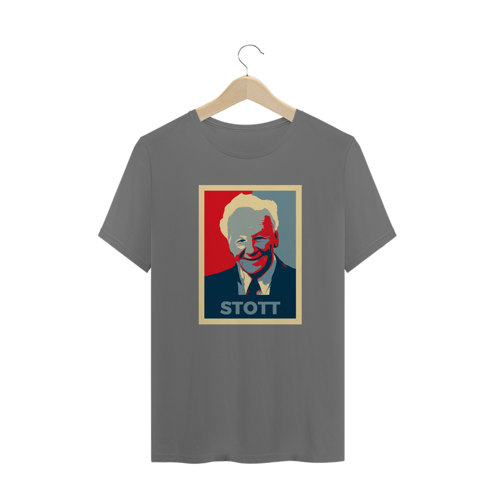 Nome do produto: John Stott em Obama Poster Pop Art - Estonada