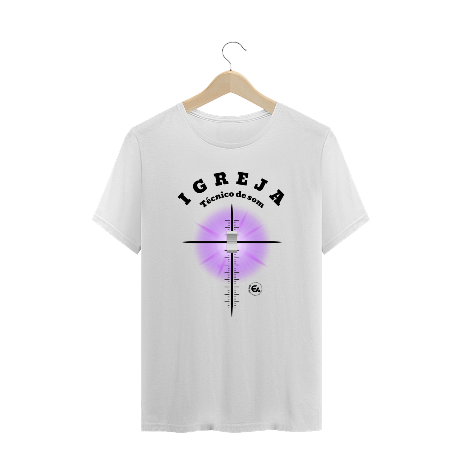 Nome do produto: Camiseta Educa Áudio Tec. Som Igreja I - Plus Size