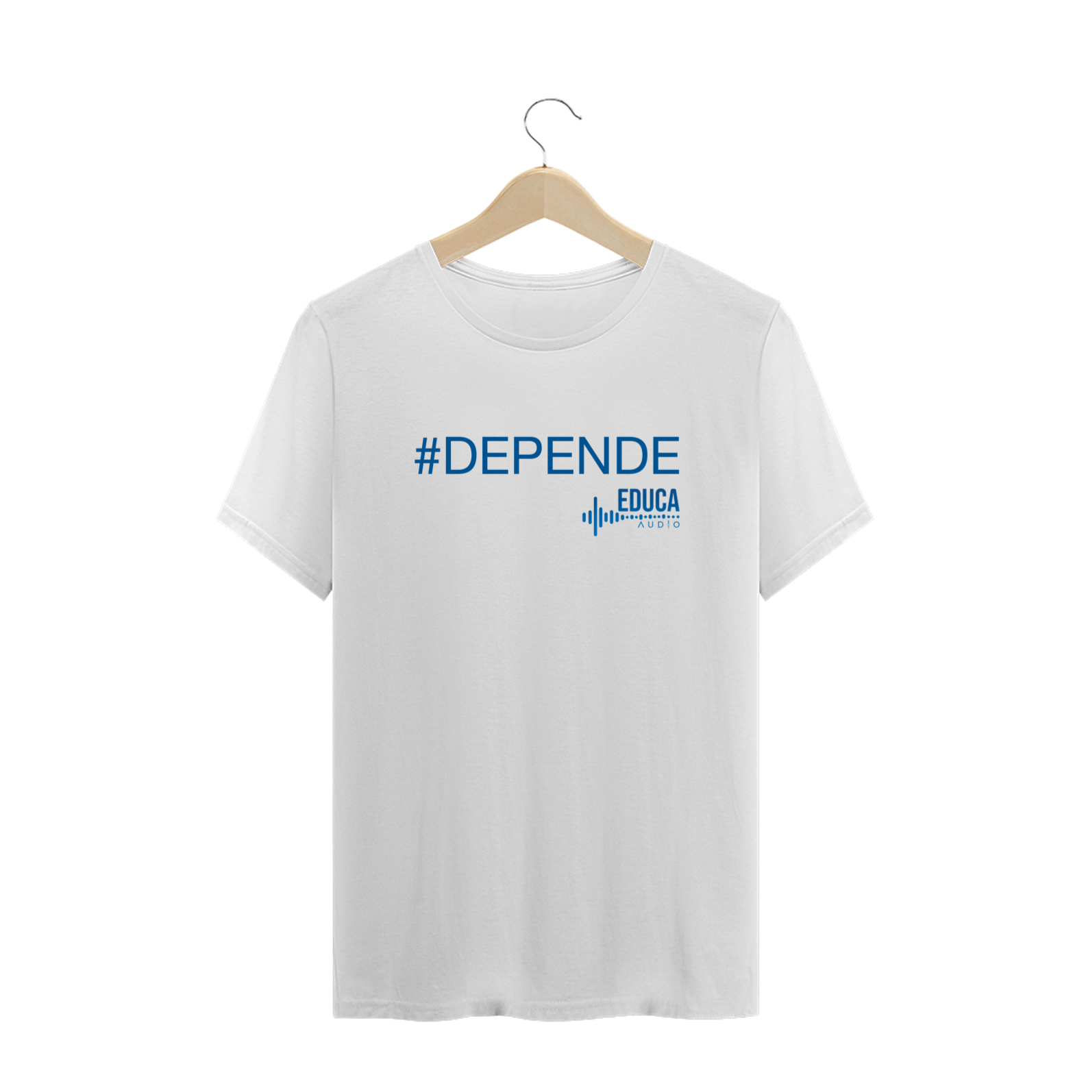 Nome do produto: Camiseta Educa Áudio #DEPENDE II - Plus Size