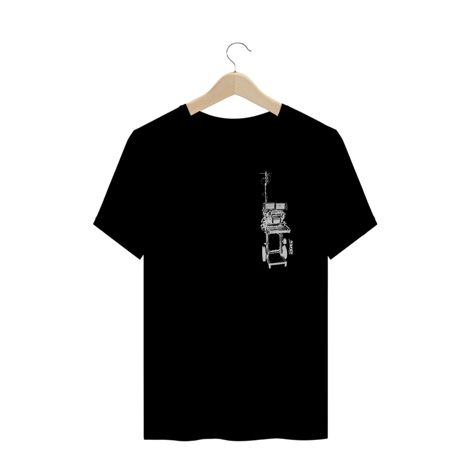 Nome do produto: Camiseta Plus Size Soundcart I | Preta