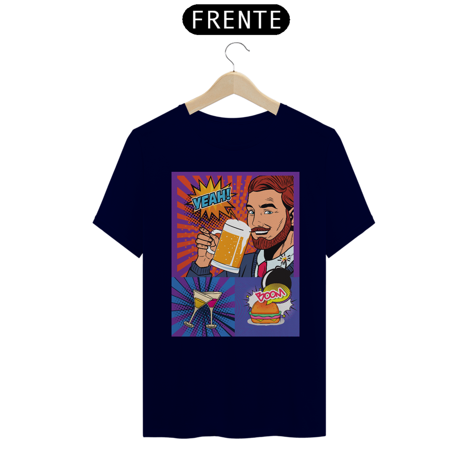 Nome do produto: Camiseta Beer Drink Yeah Art Pop