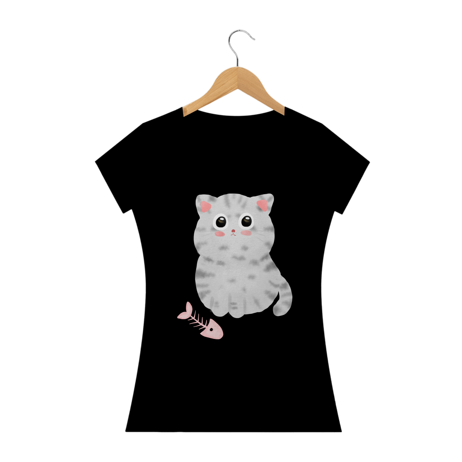 Nome do produto: Camiseta Baby Long Gatinho Sapeca