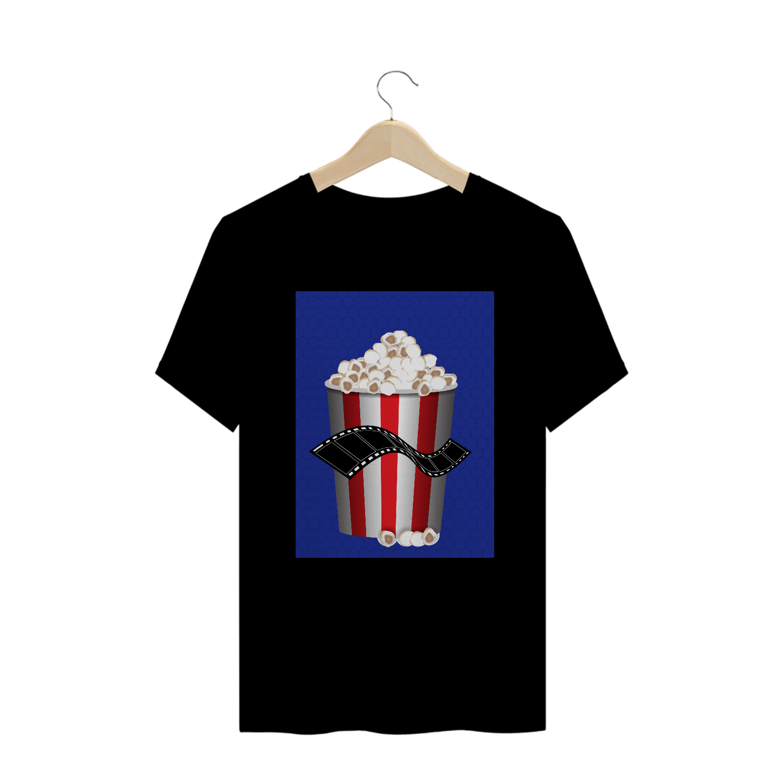 Nome do produto: Camiseta Cinema com Pipoca