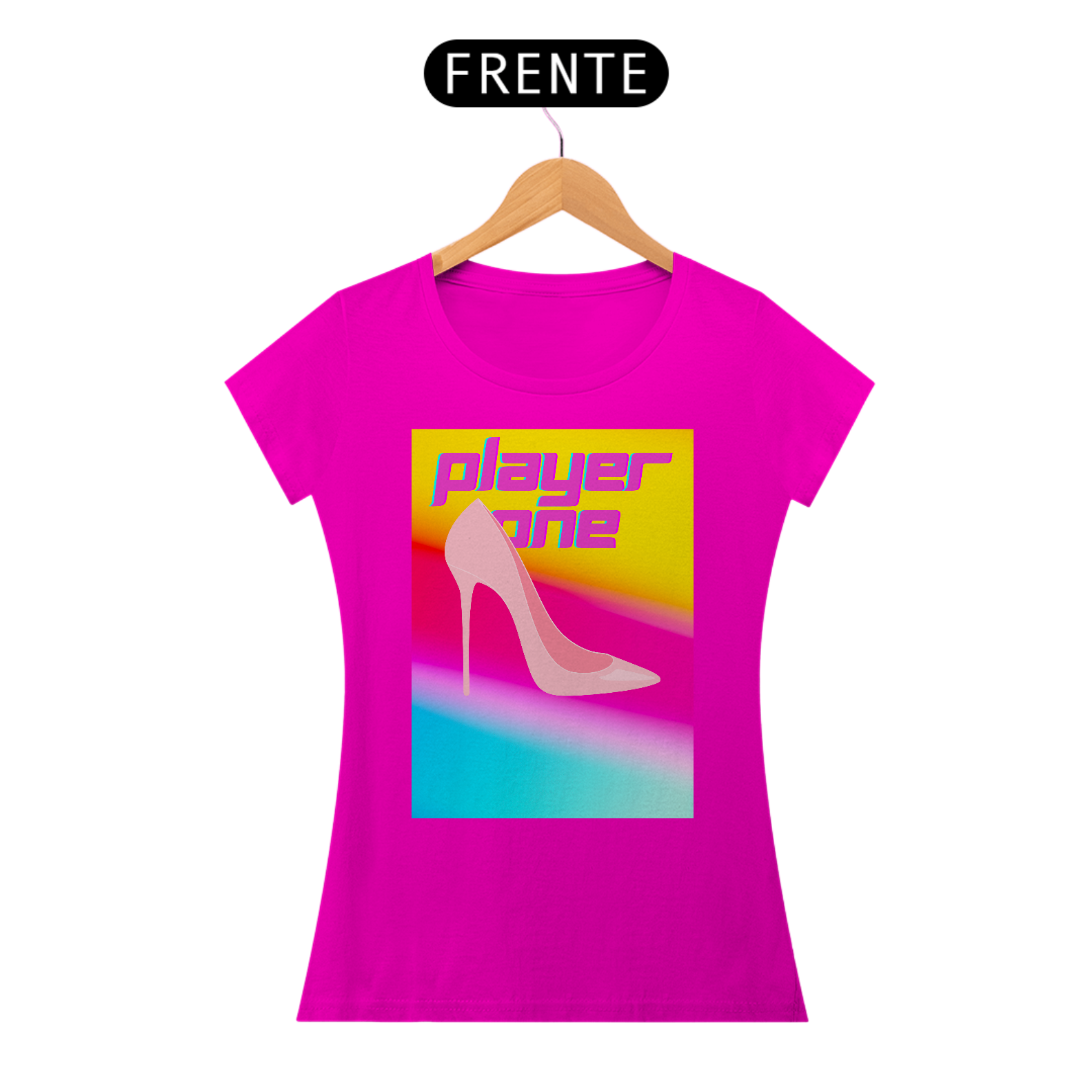 Nome do produto: T. Luxo Scarpin Pink Player One