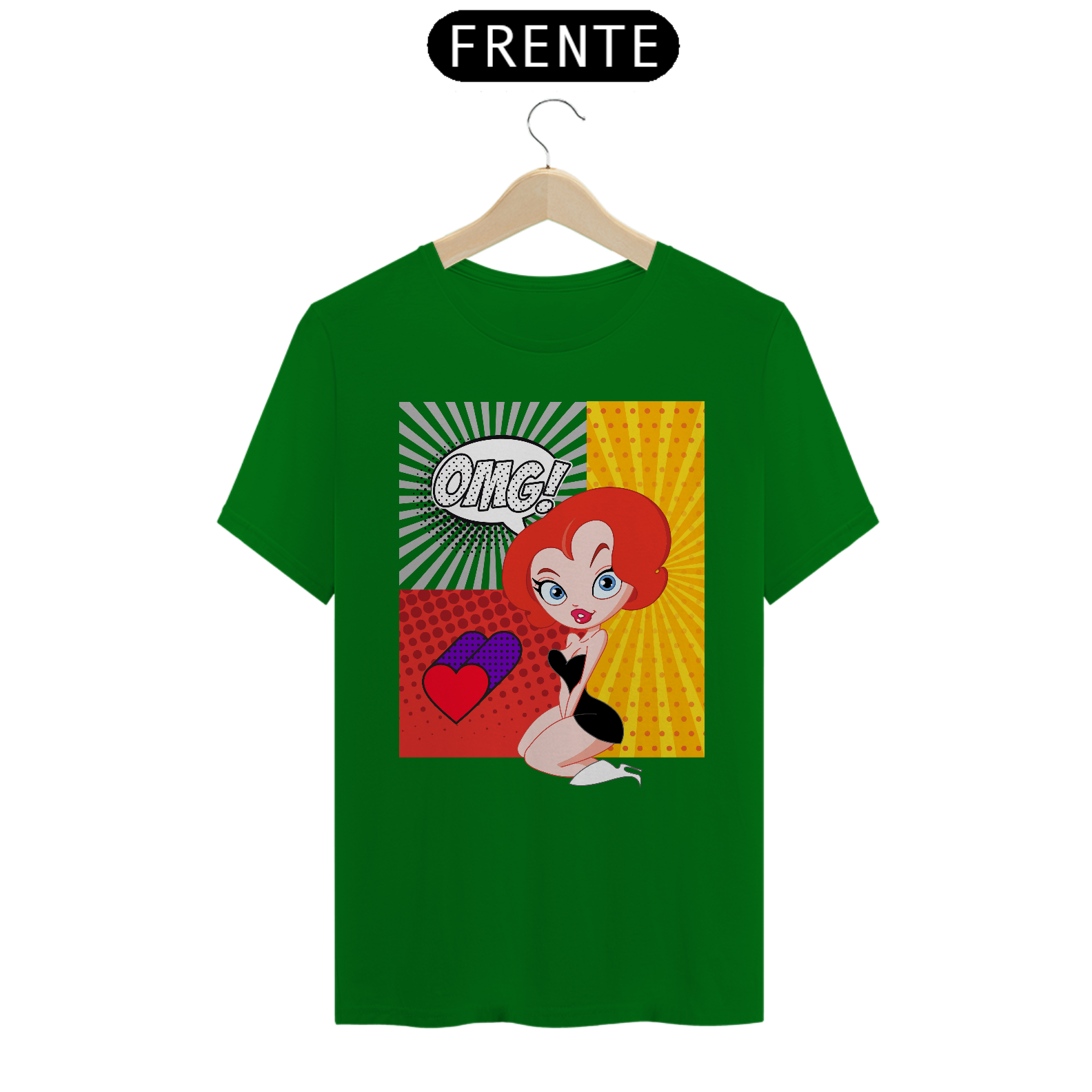 Nome do produto: Camiseta OMG art pop