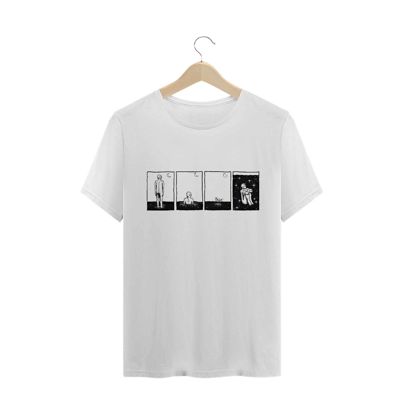 Nome do produto: Camiseta Tirinha BLUP