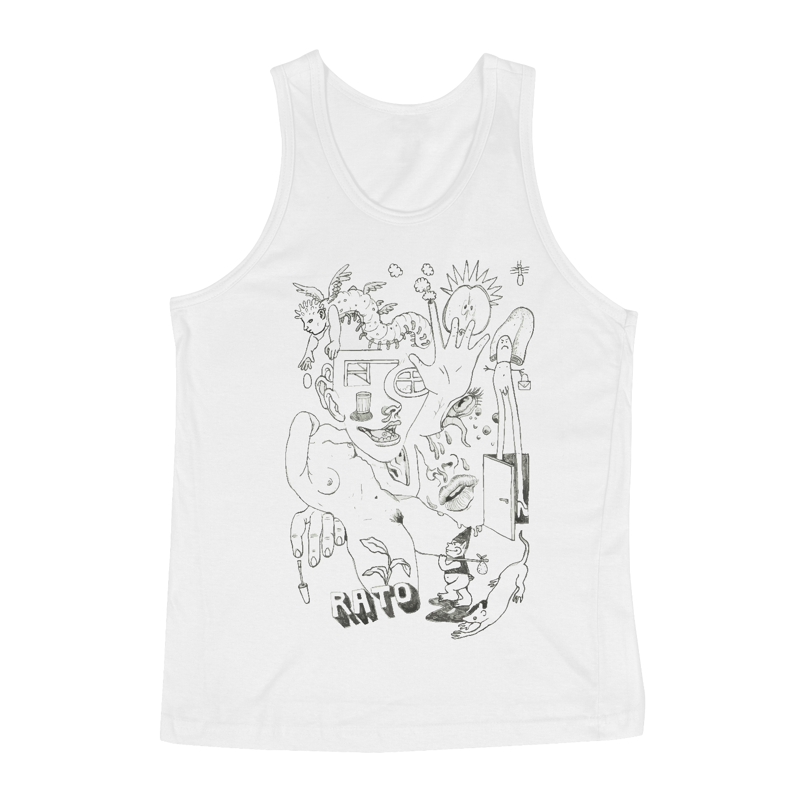 Nome do produto: Regata Rato na Cozinha