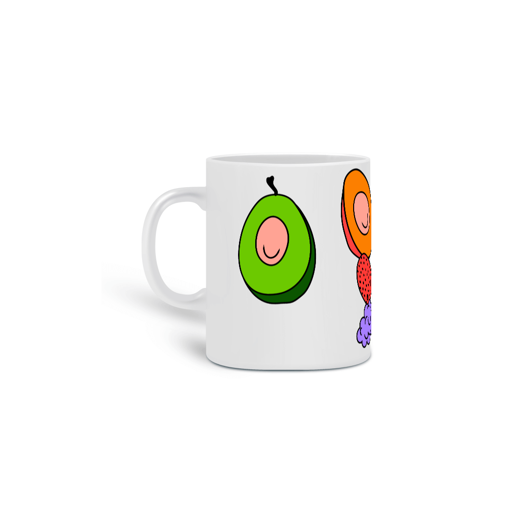 Nome do produto: Caneca Frutas Fumando Planta