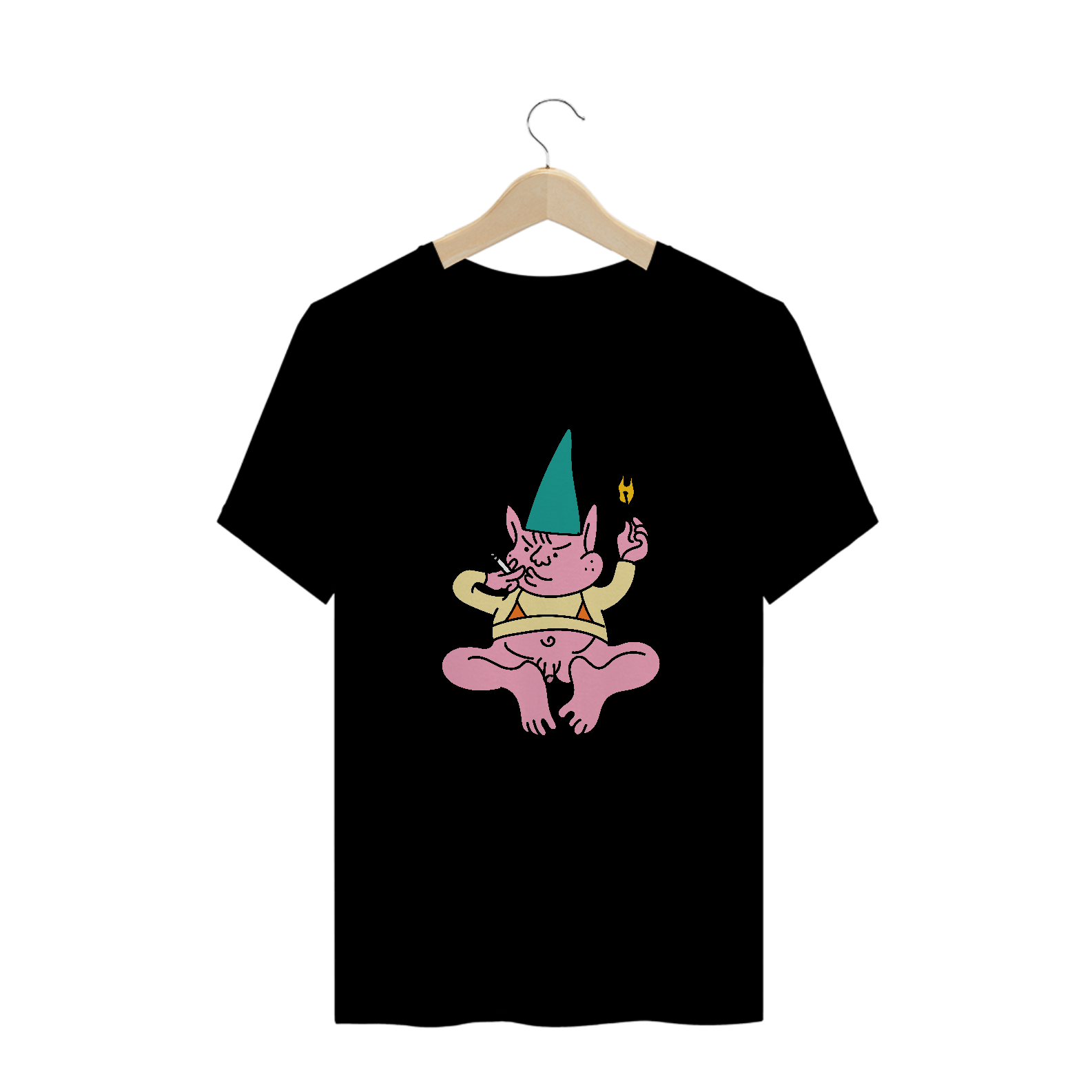 Nome do produto: Camiseta Gnomim Fumante